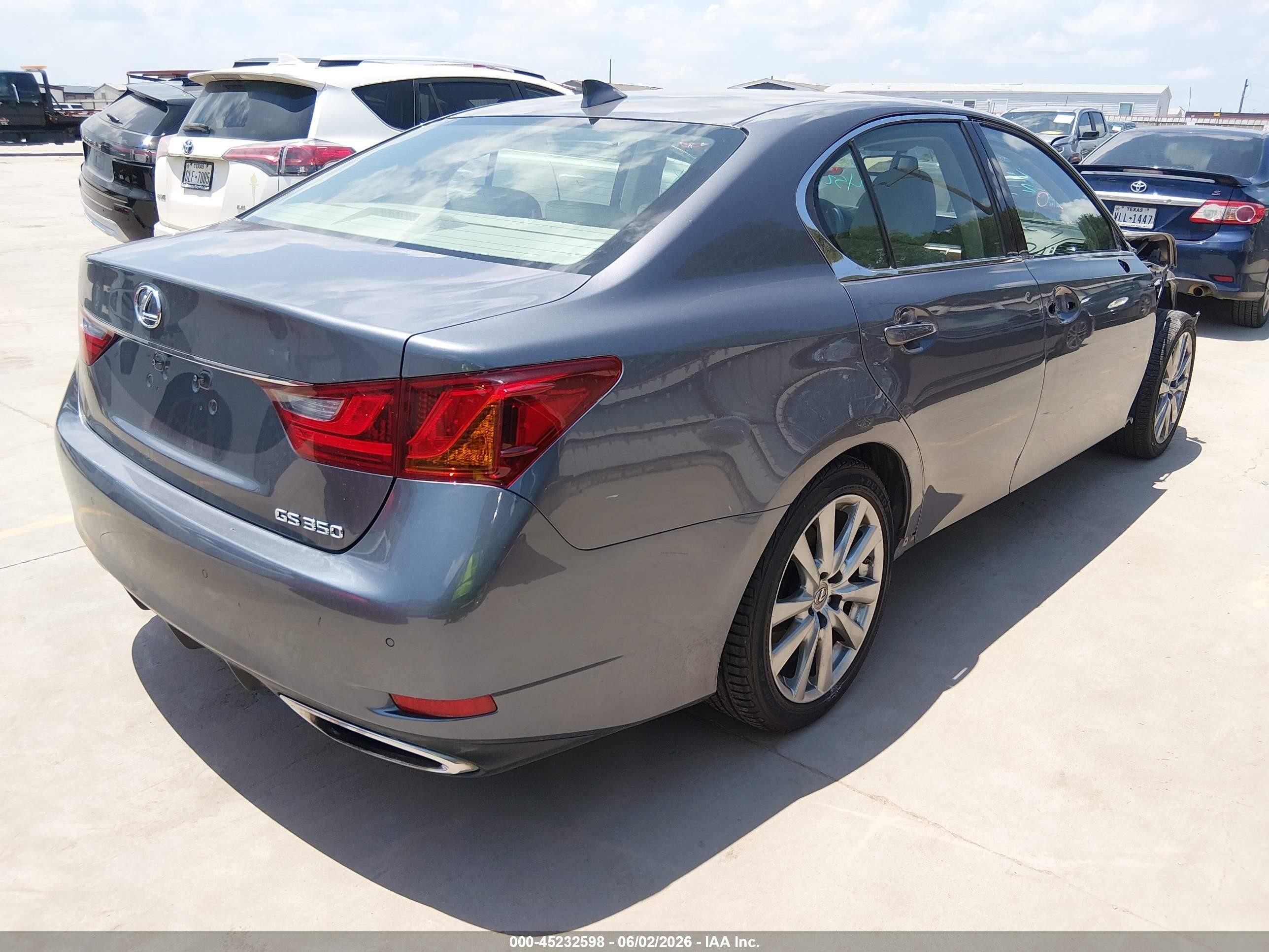 2015 Lexus Gs 350   Gray vin: JTHBE1BL4FA019806