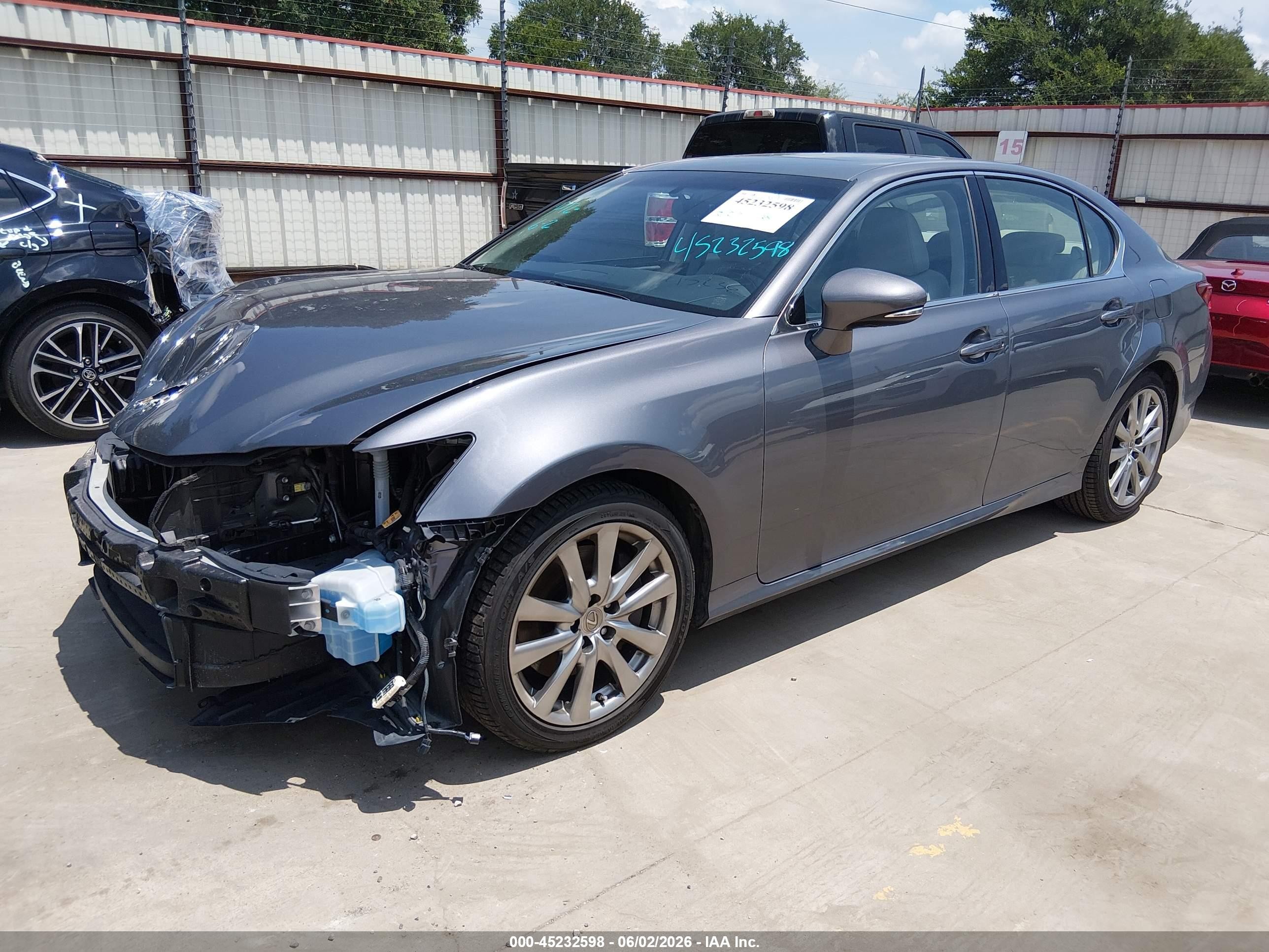 2015 Lexus Gs 350   Gray vin: JTHBE1BL4FA019806