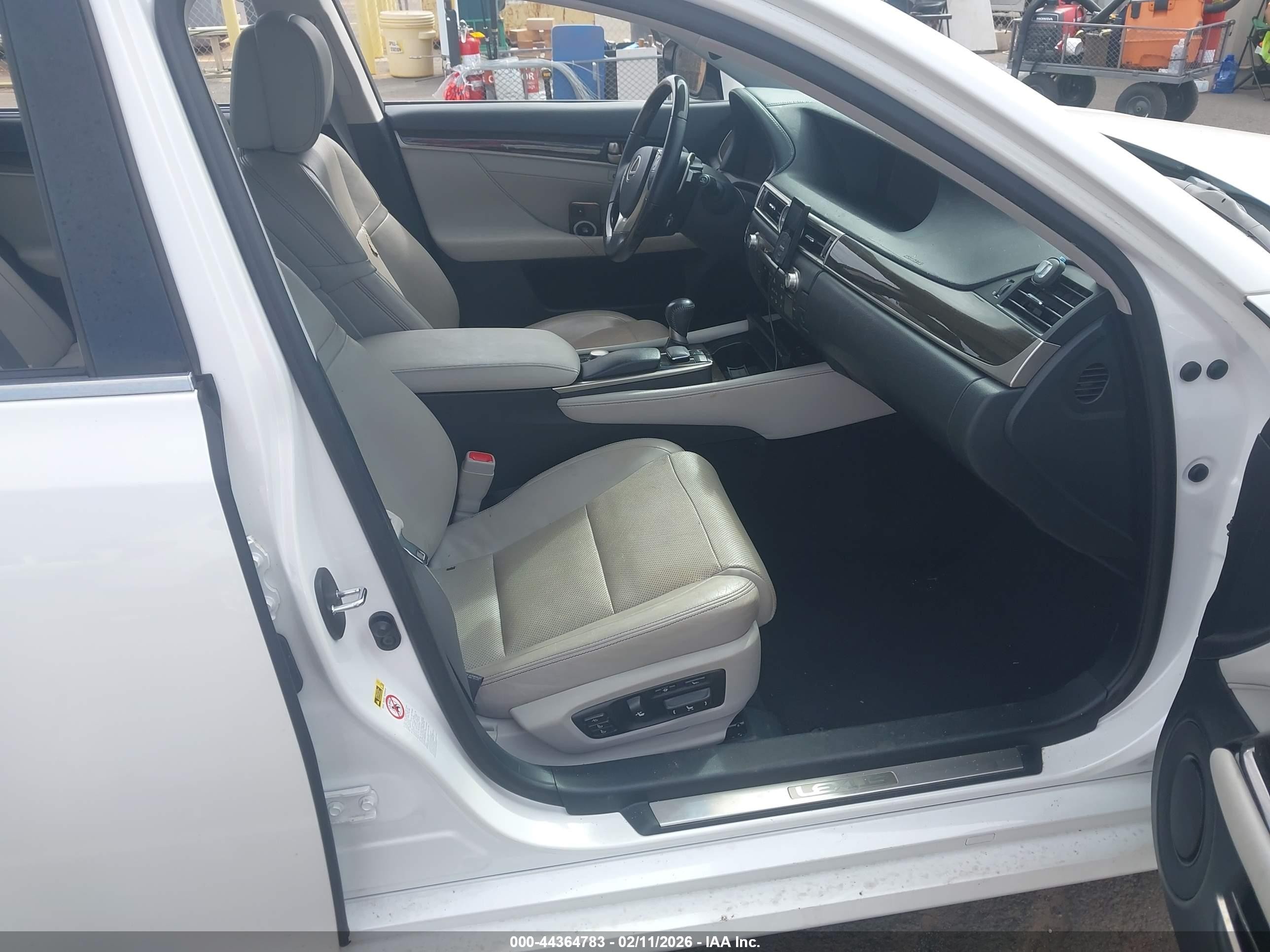 2013 Lexus Gs 350   White vin: JTHBE1BL5D5001823