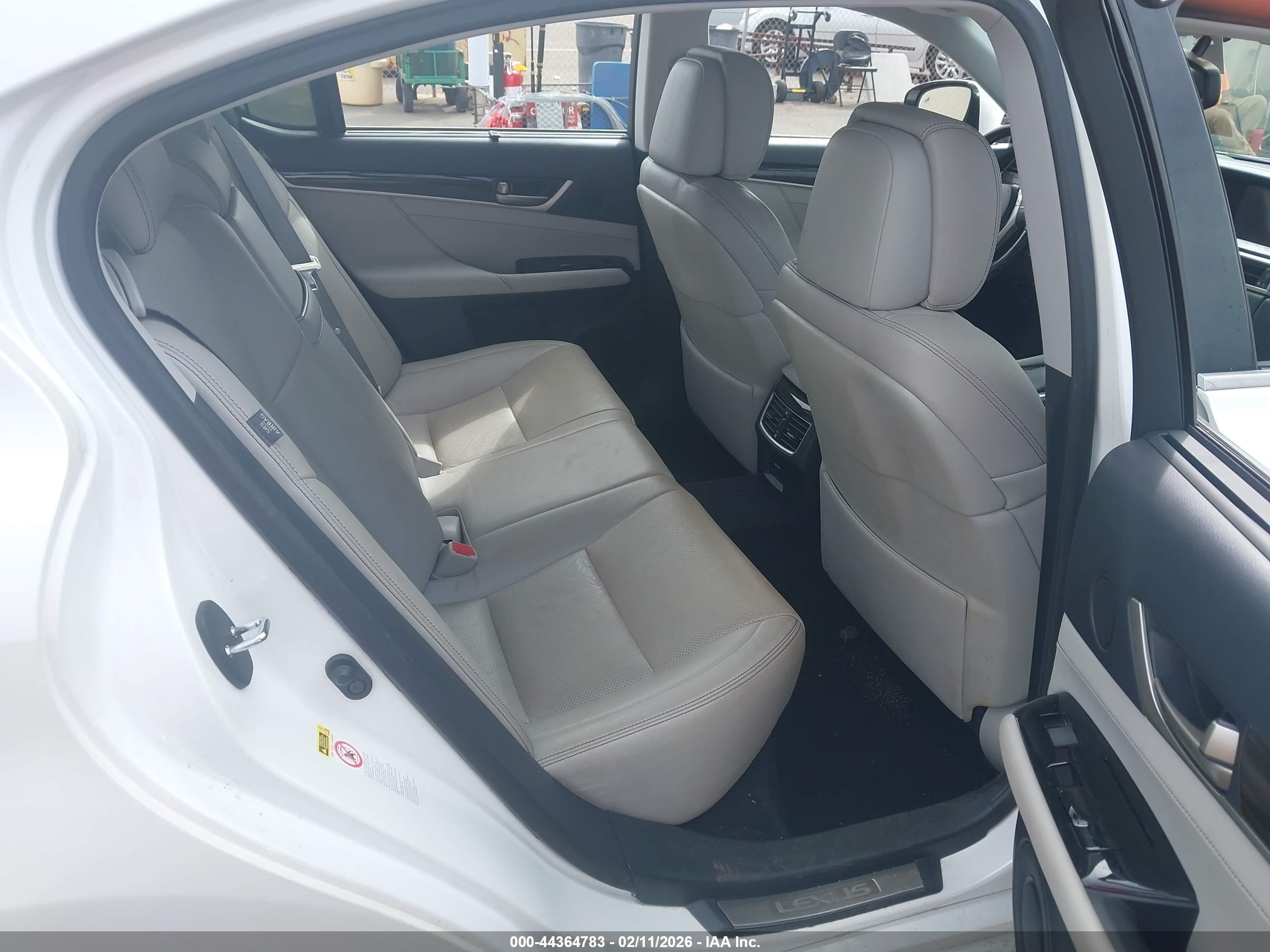 2013 Lexus Gs 350   White vin: JTHBE1BL5D5001823