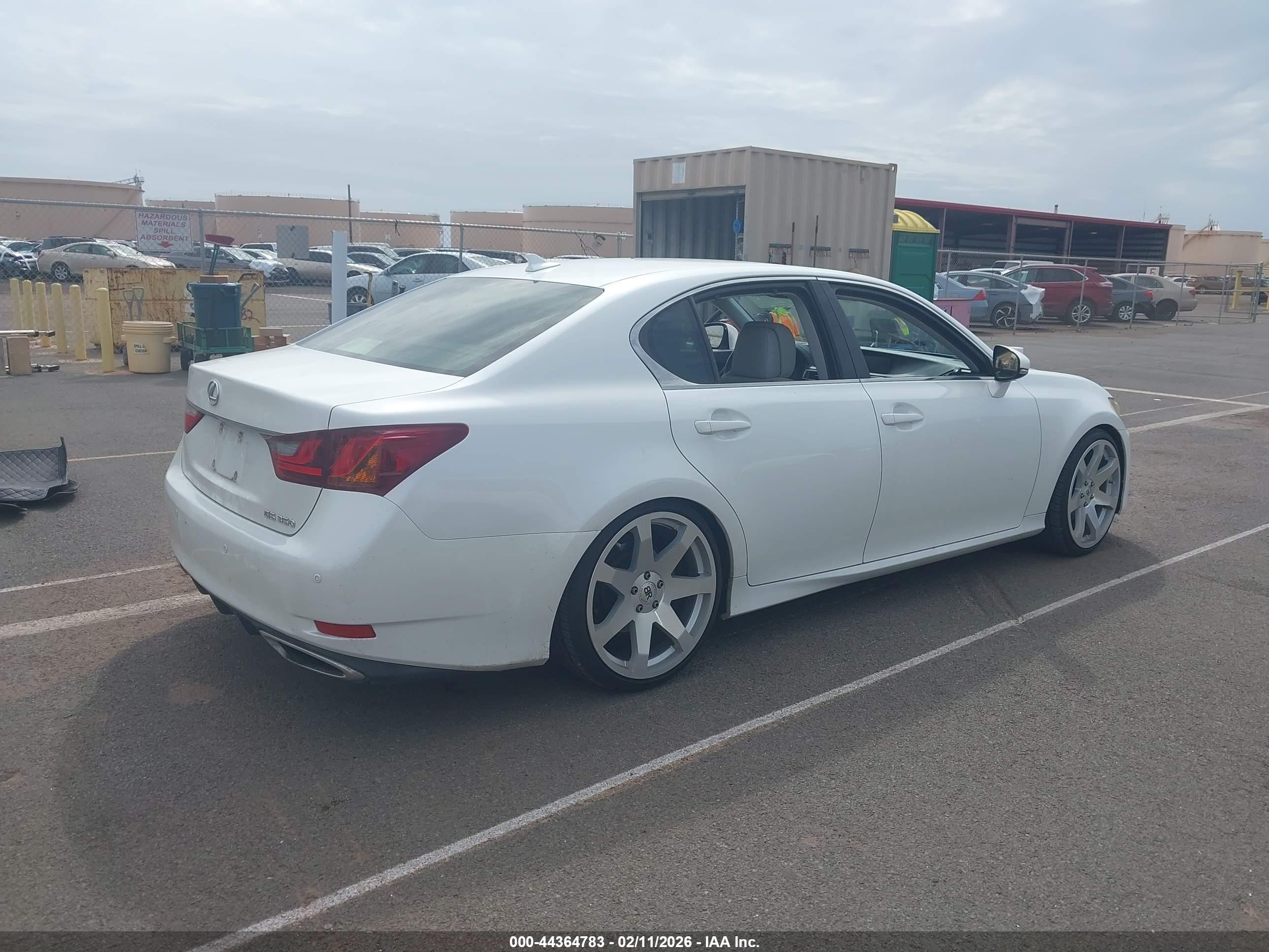 2013 Lexus Gs 350   White vin: JTHBE1BL5D5001823