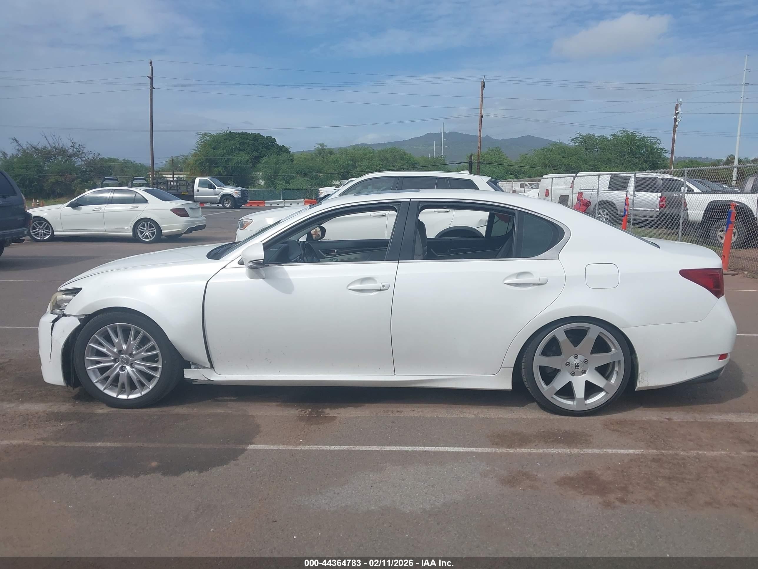 2013 Lexus Gs 350   White vin: JTHBE1BL5D5001823