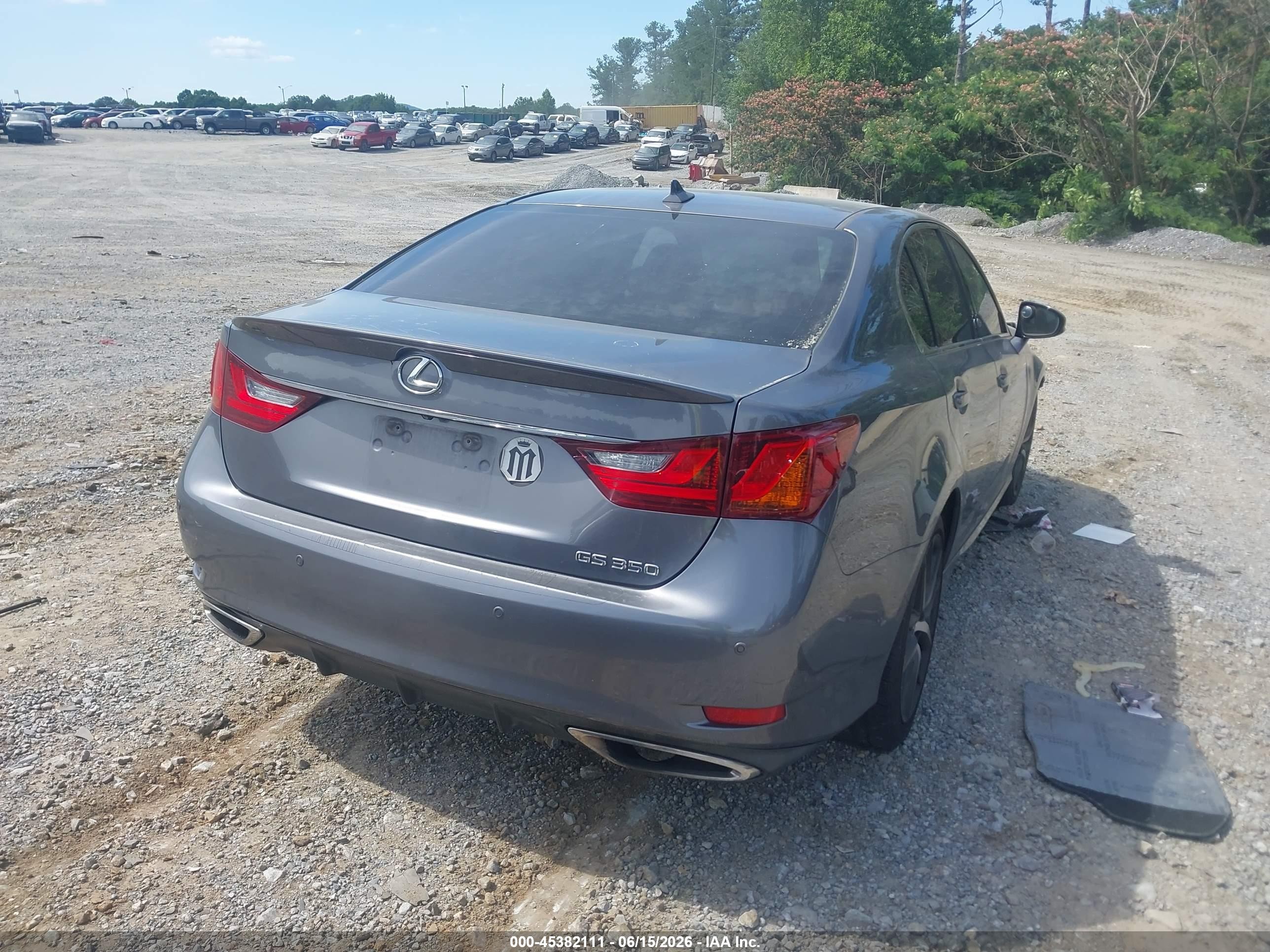 2013 Lexus Gs 350   Серый vin: JTHBE1BL5D5008335