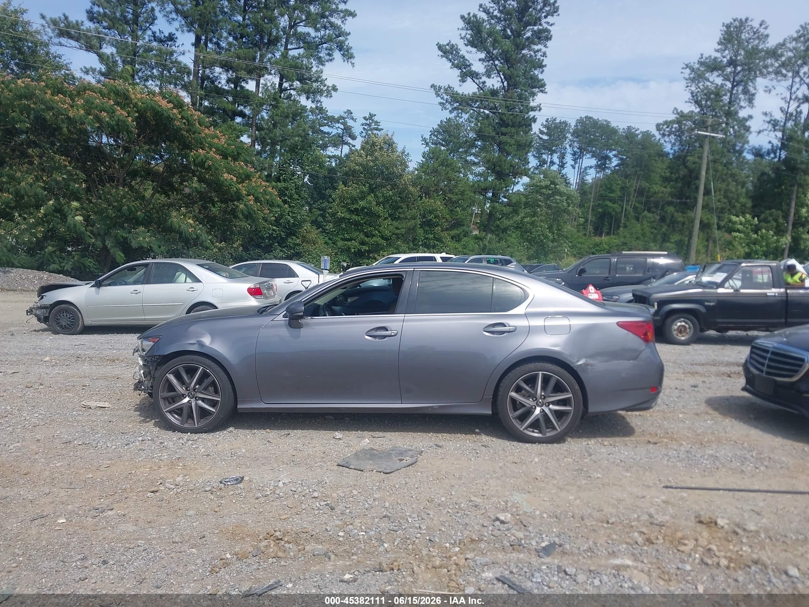 2013 Lexus Gs 350   Серый vin: JTHBE1BL5D5008335