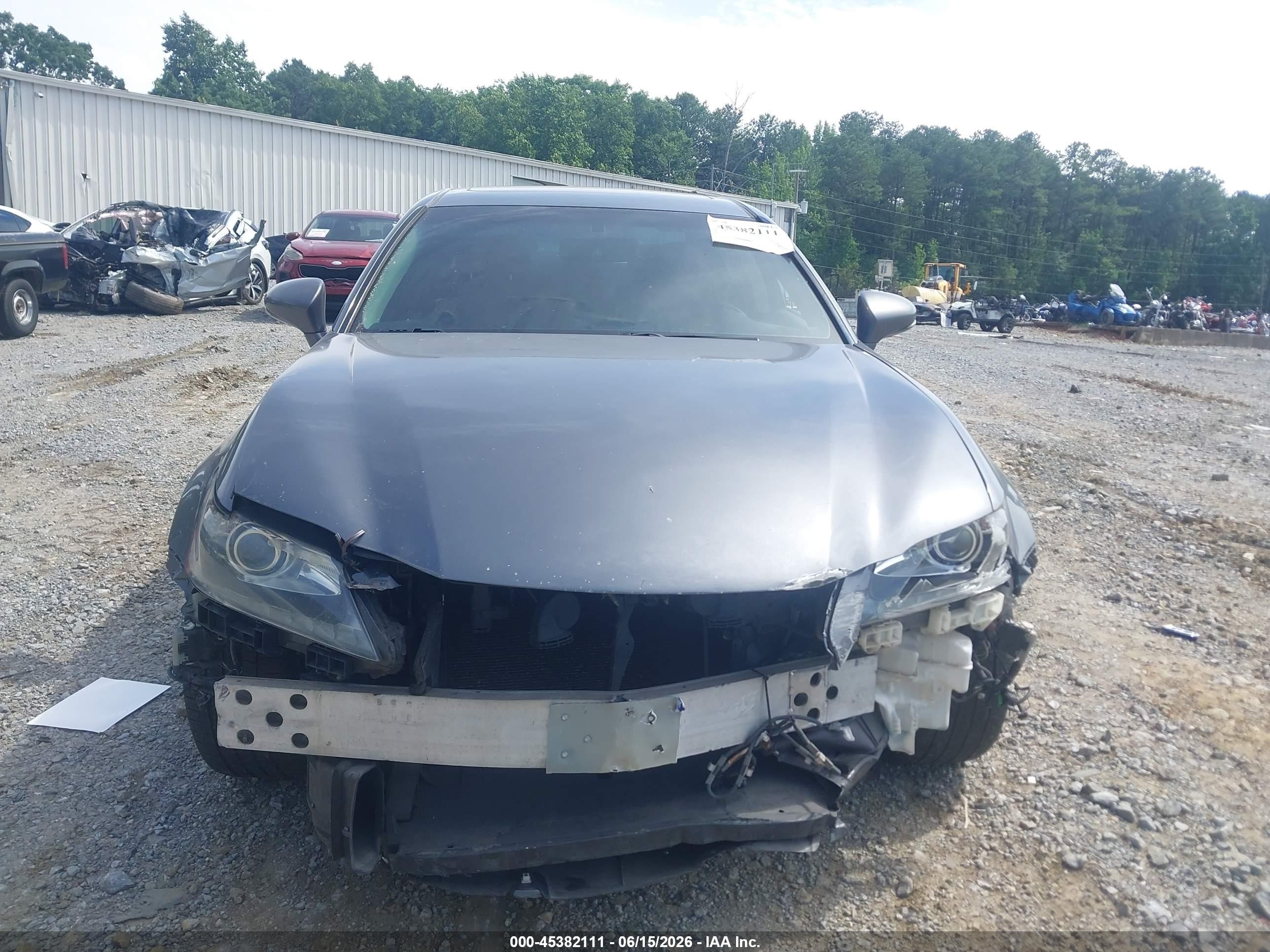 2013 Lexus Gs 350   Серый vin: JTHBE1BL5D5008335