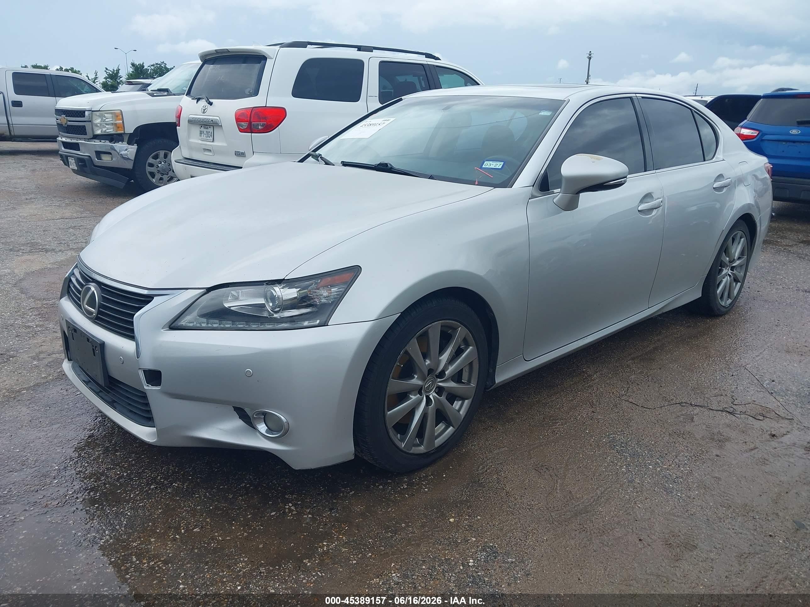 2013 Lexus Gs 350   Silver vin: JTHBE1BL5D5016211