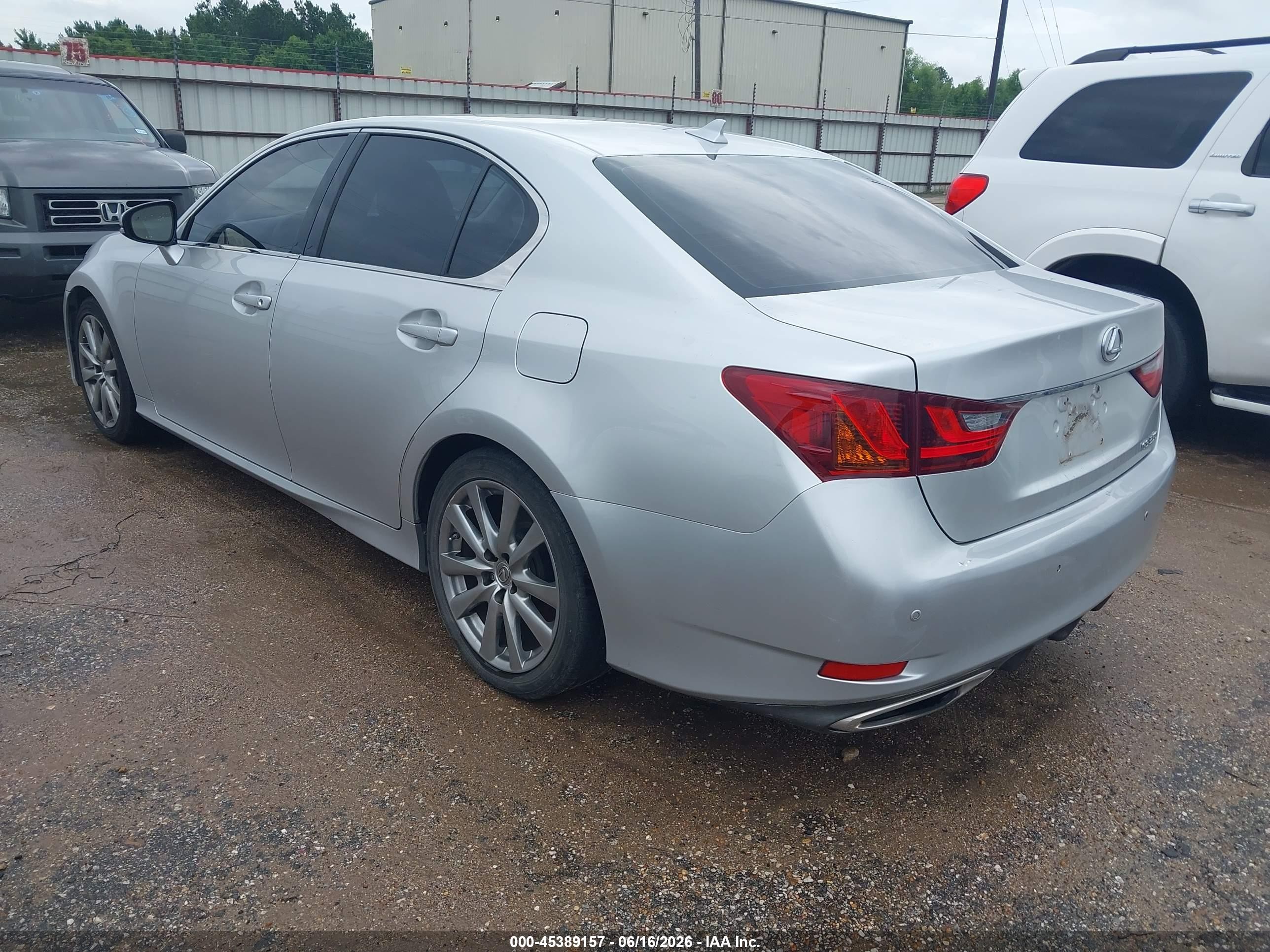 2013 Lexus Gs 350   Silver vin: JTHBE1BL5D5016211