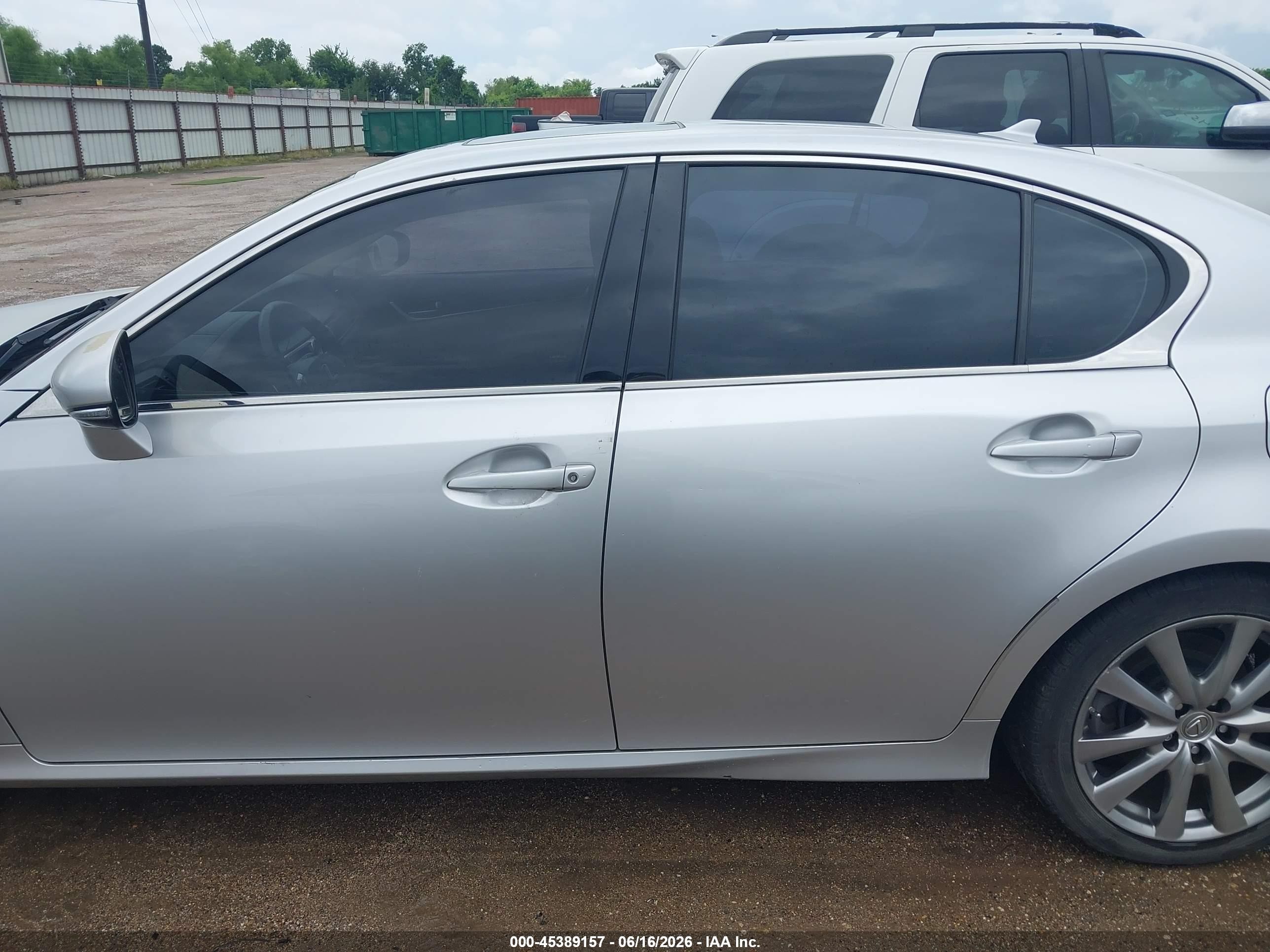2013 Lexus Gs 350   Silver vin: JTHBE1BL5D5016211