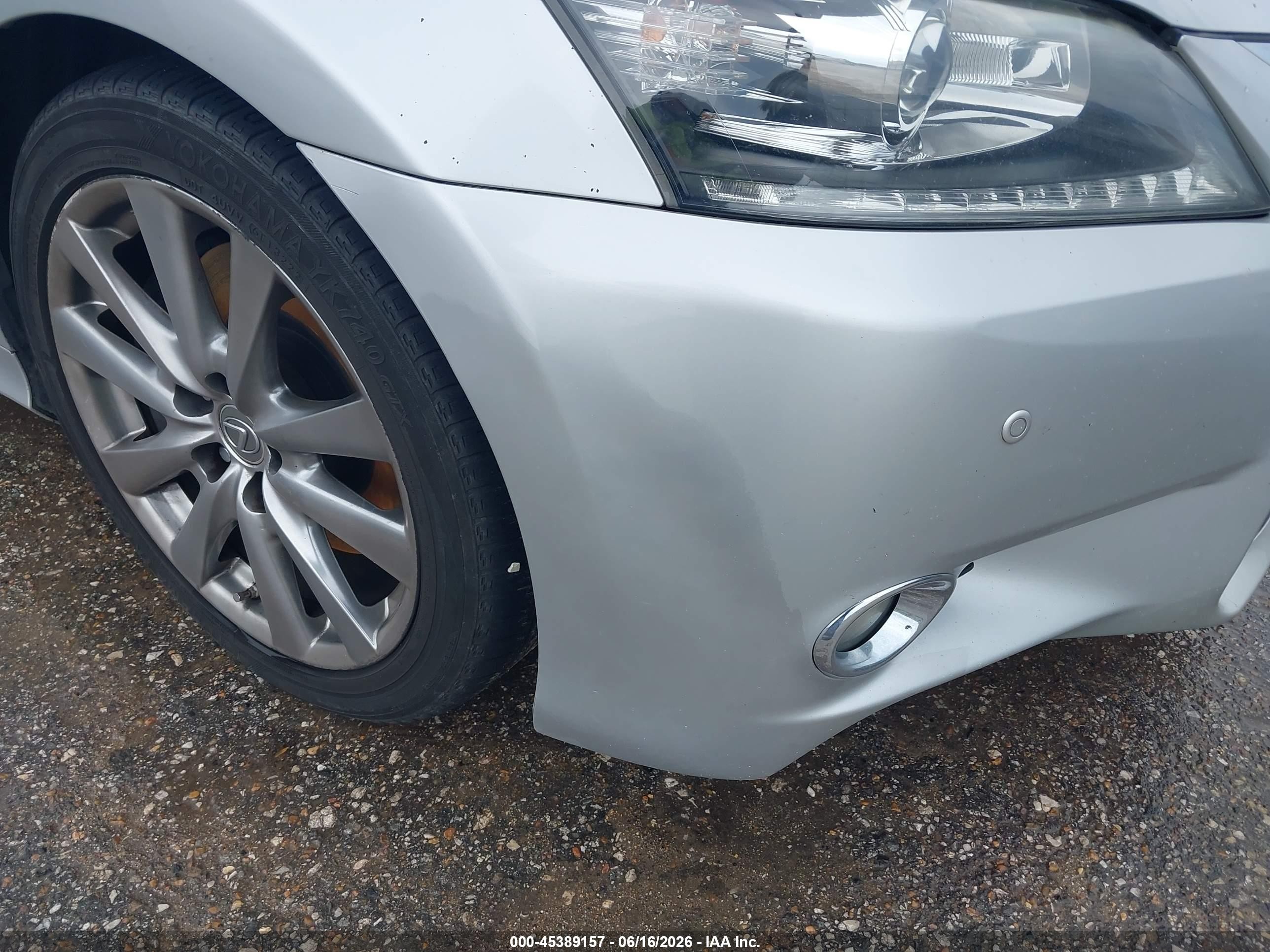 2013 Lexus Gs 350   Silver vin: JTHBE1BL5D5016211