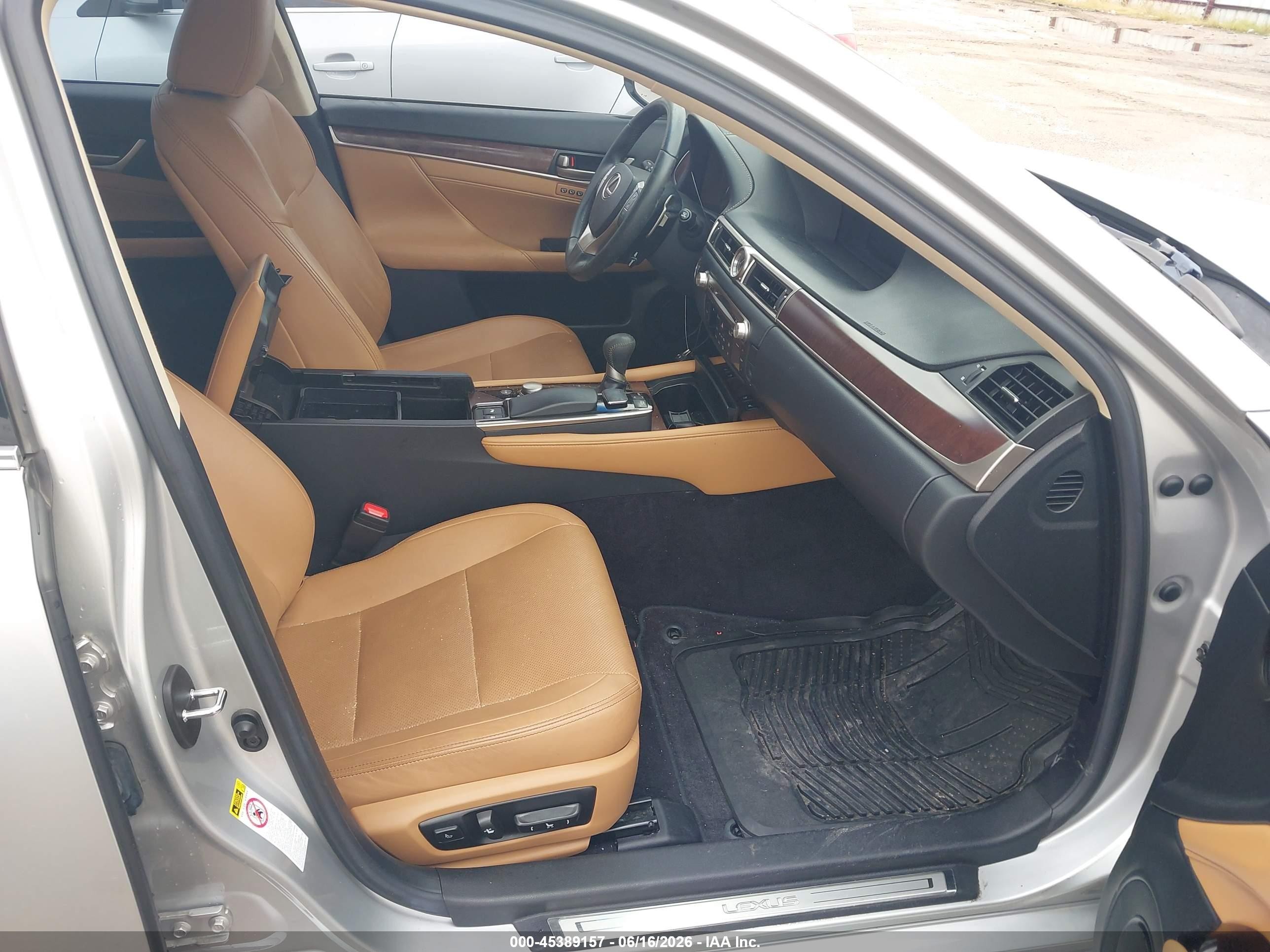 2013 Lexus Gs 350   Silver vin: JTHBE1BL5D5016211