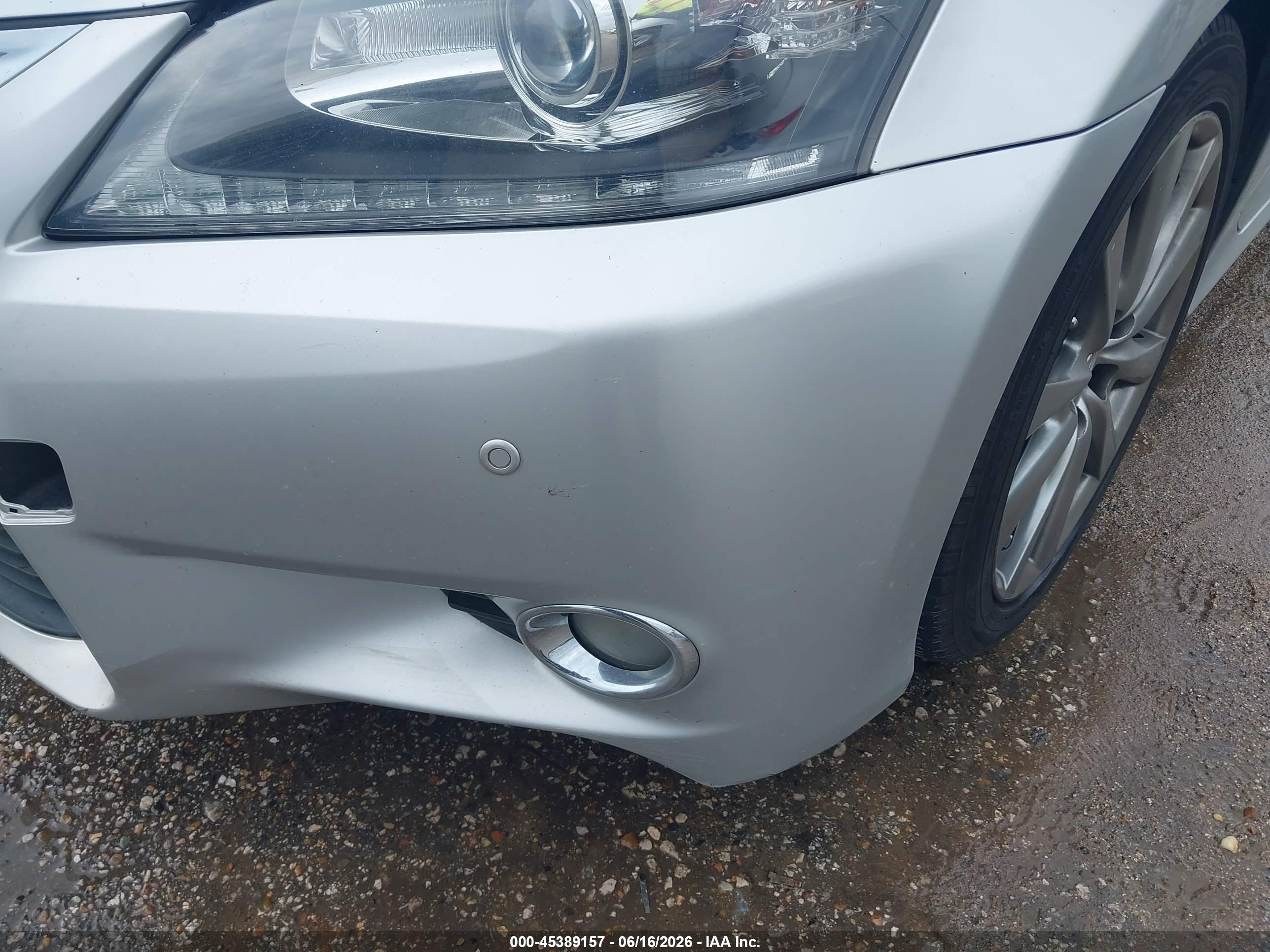 2013 Lexus Gs 350   Silver vin: JTHBE1BL5D5016211
