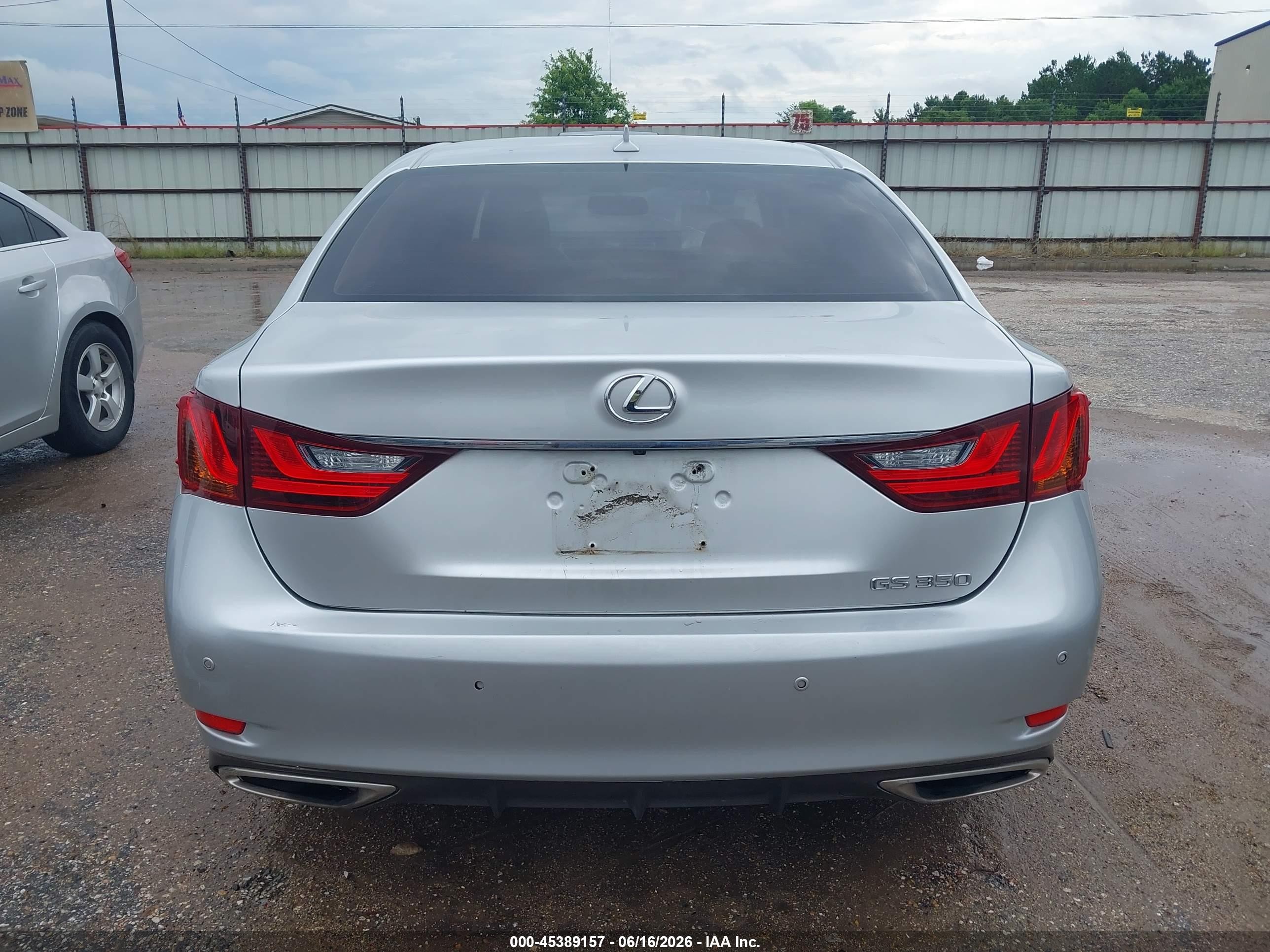 2013 Lexus Gs 350   Silver vin: JTHBE1BL5D5016211