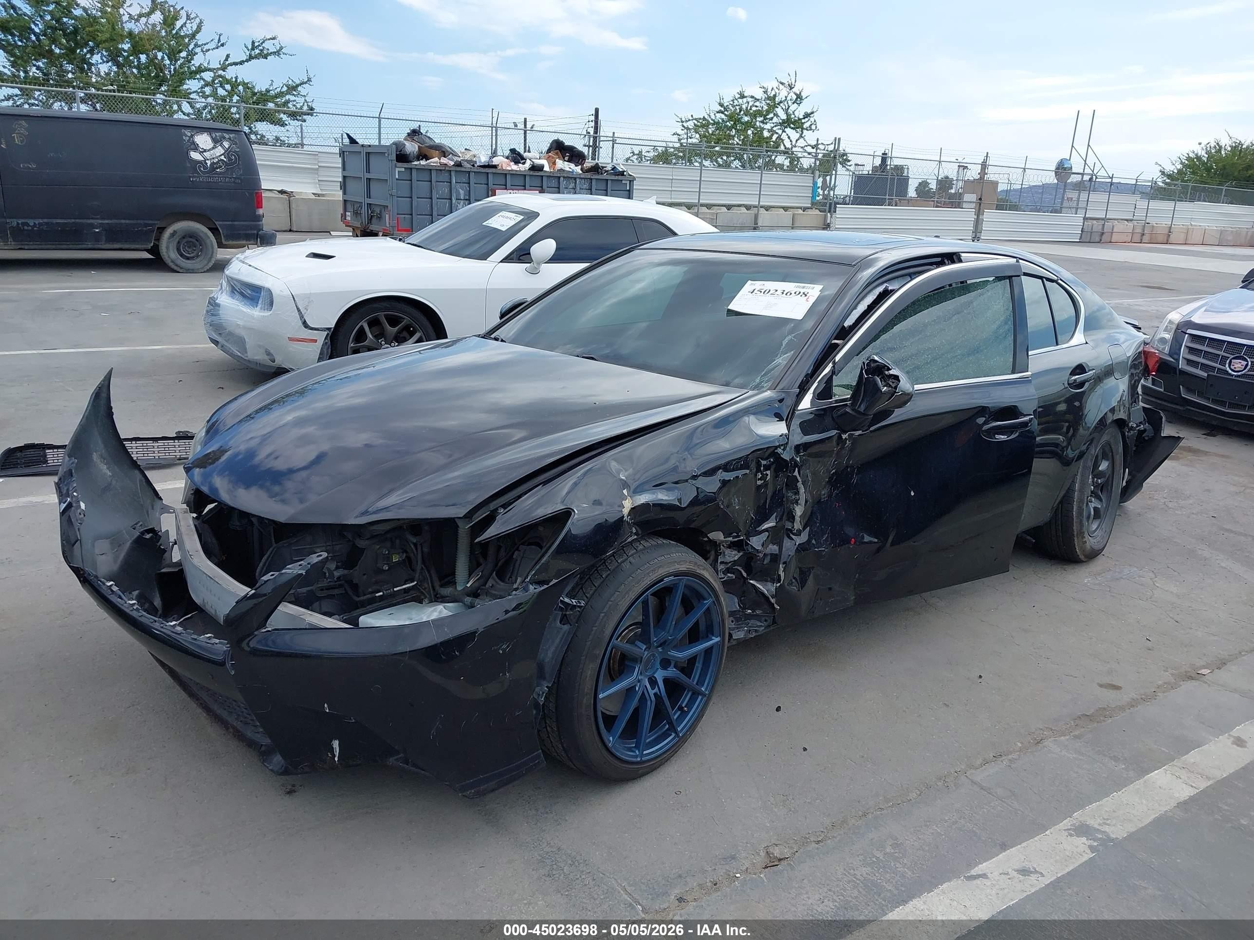 2013 Lexus Gs 350   Black vin: JTHBE1BL5D5023384