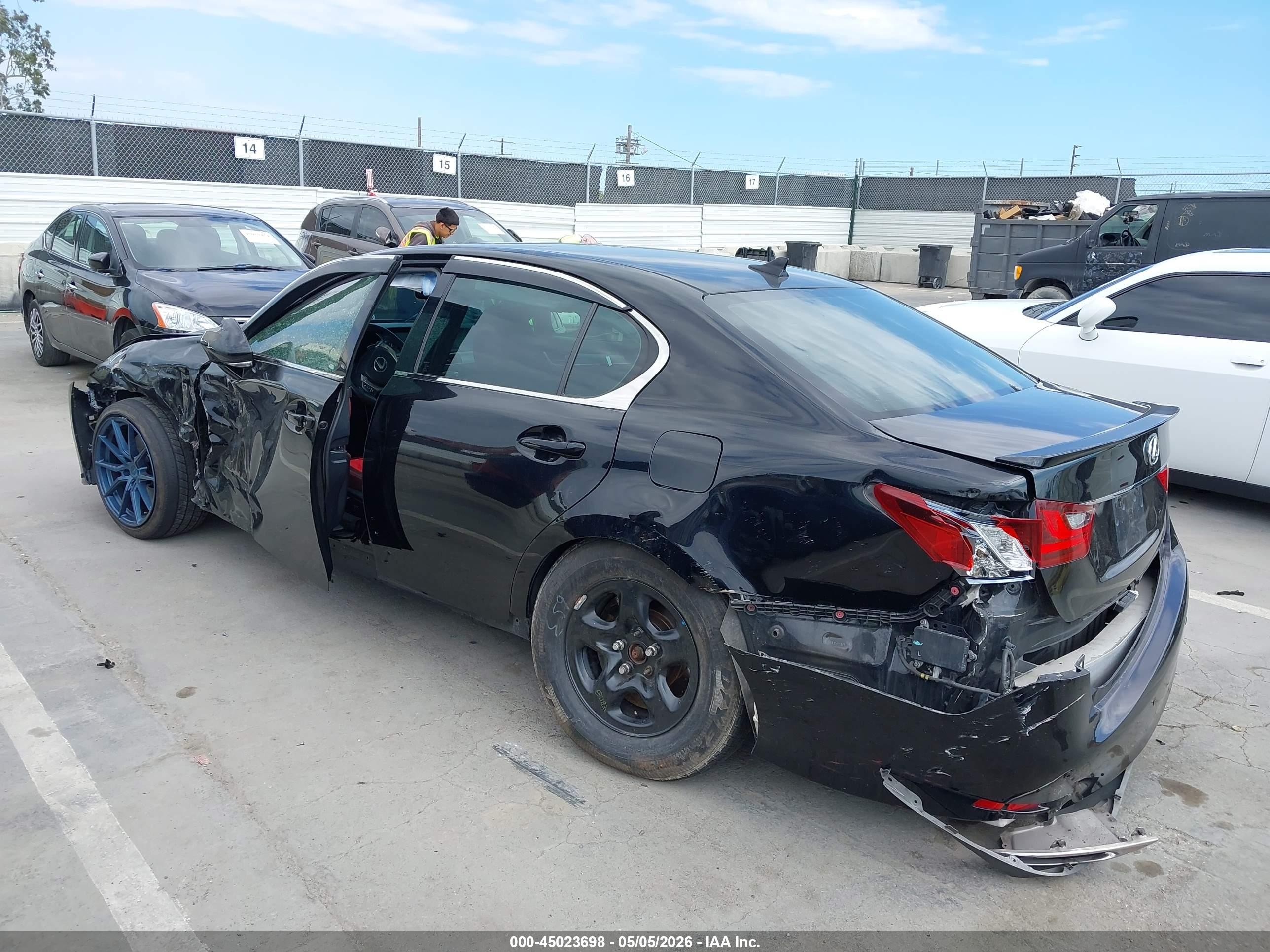 2013 Lexus Gs 350   Black vin: JTHBE1BL5D5023384