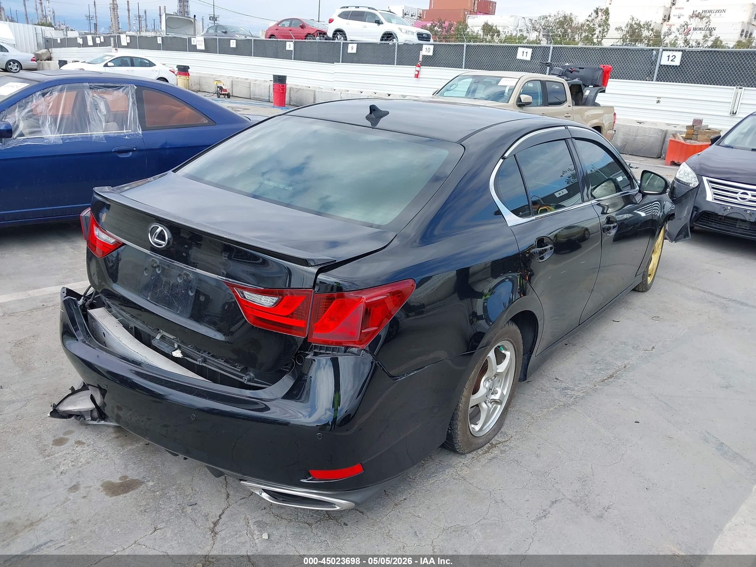 2013 Lexus Gs 350   Black vin: JTHBE1BL5D5023384