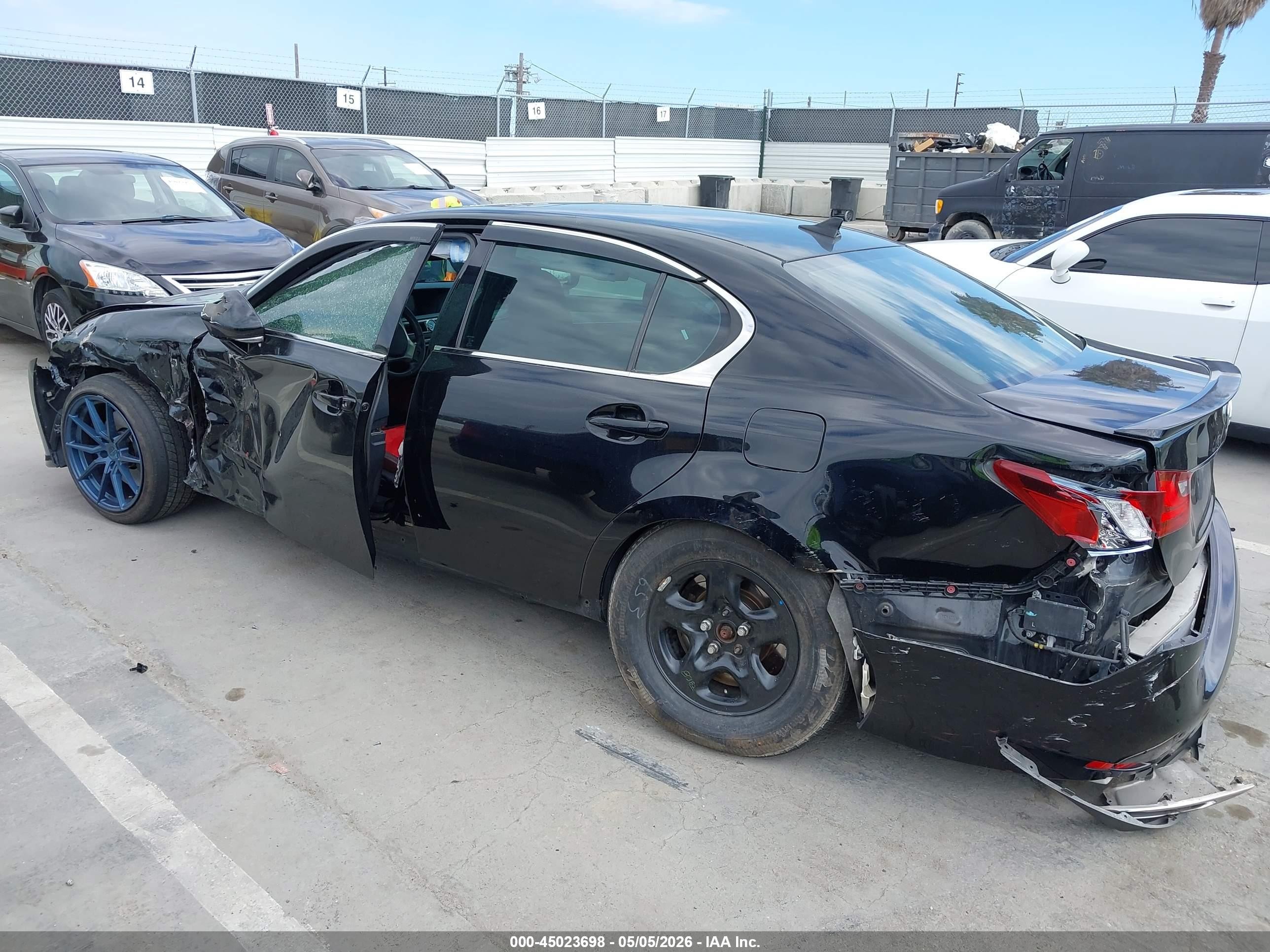 2013 Lexus Gs 350   Black vin: JTHBE1BL5D5023384
