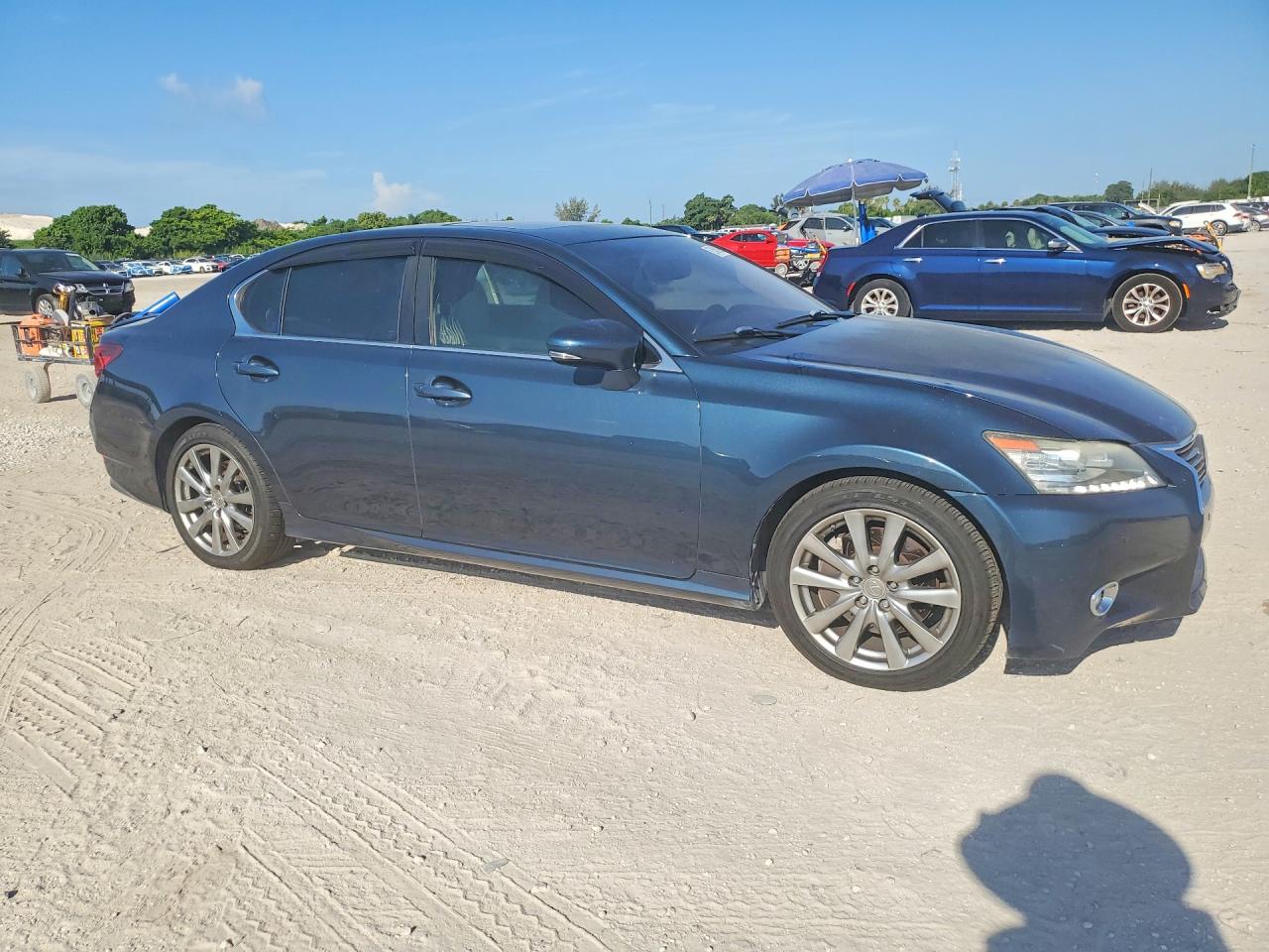 2013 Lexus Gs 350 Teal vin: JTHBE1BL5D5027564