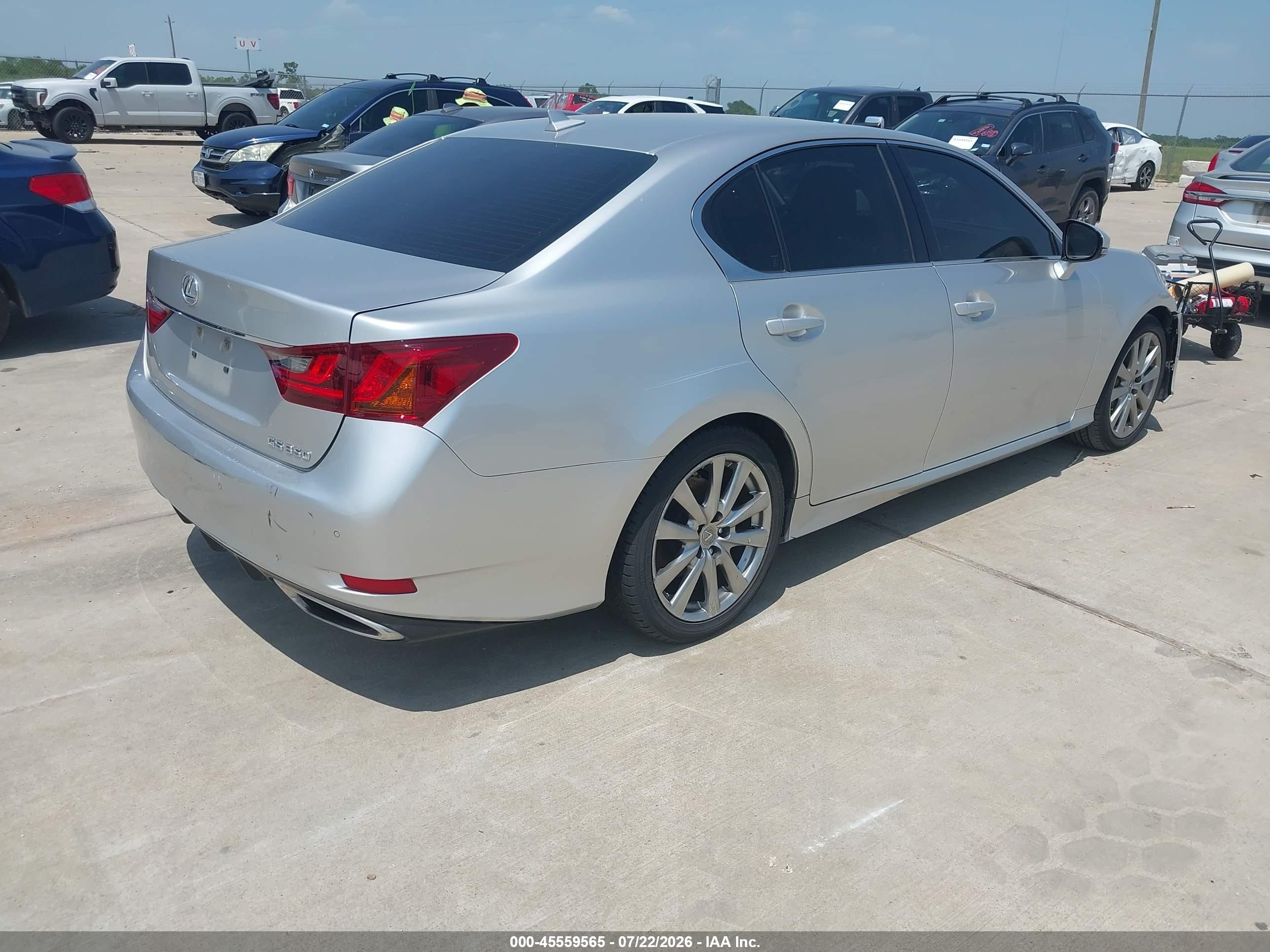 2014 Lexus Gs 350   Серебряный vin: JTHBE1BL5E5031504