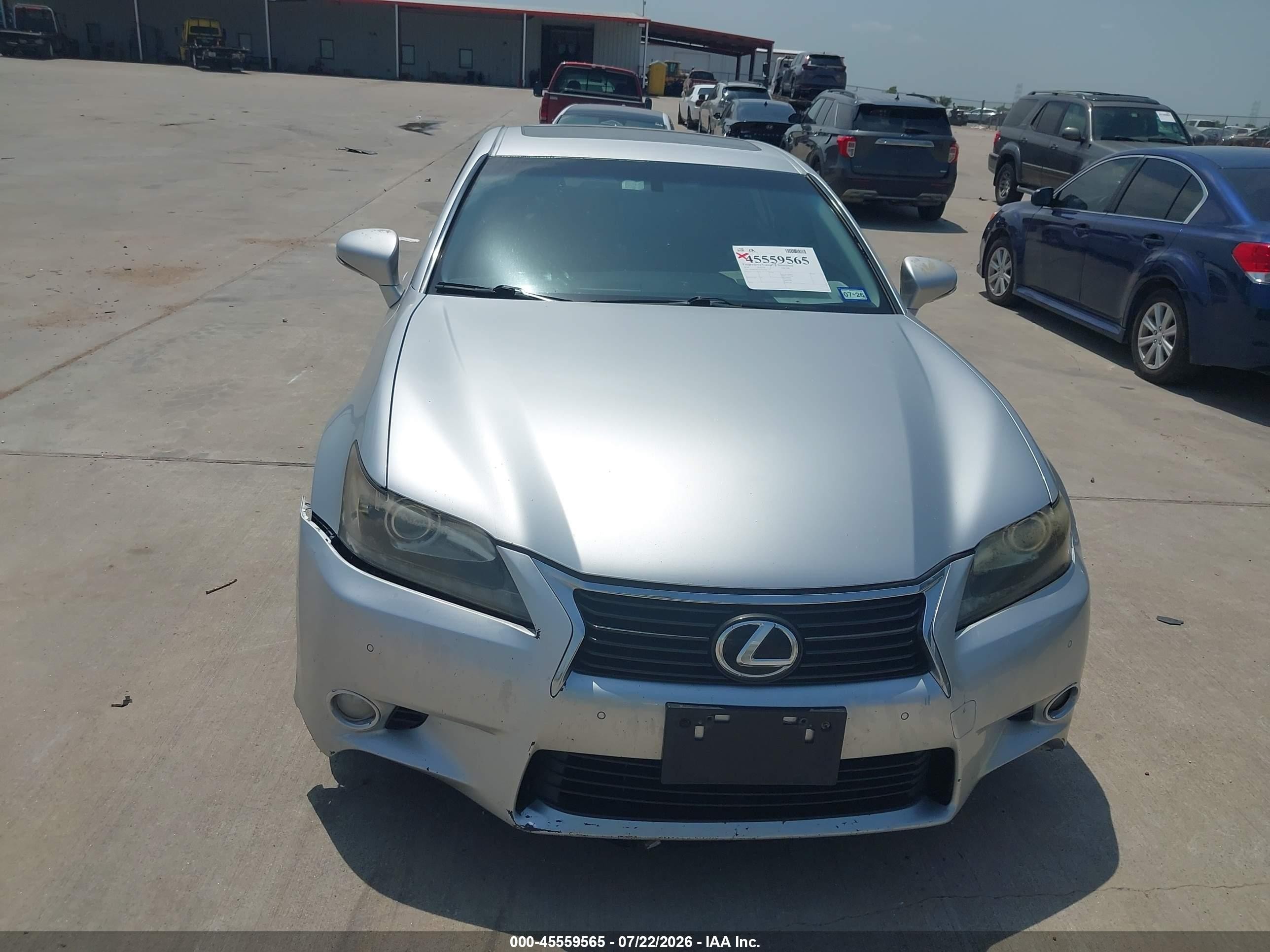 2014 Lexus Gs 350   Серебряный vin: JTHBE1BL5E5031504