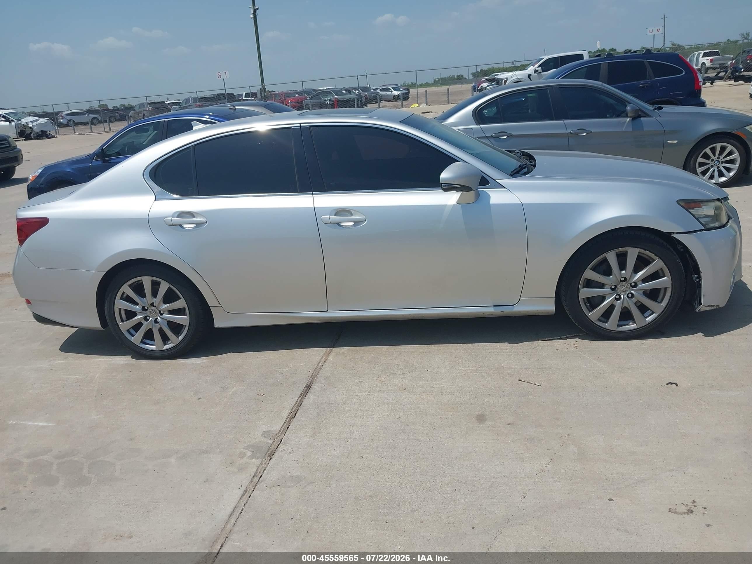 2014 Lexus Gs 350   Серебряный vin: JTHBE1BL5E5031504