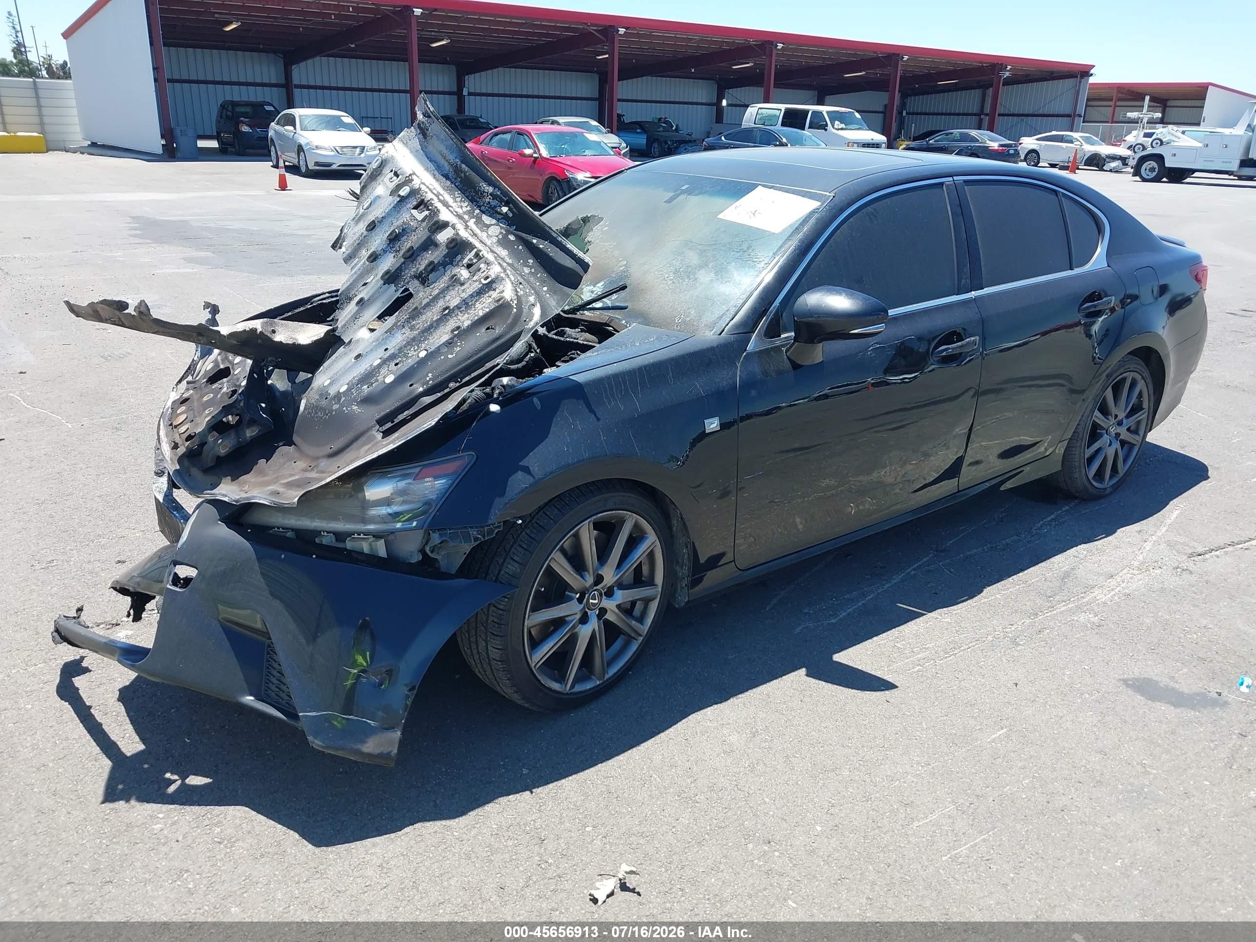2014 Lexus Gs 350   Black vin: JTHBE1BL5E5040946