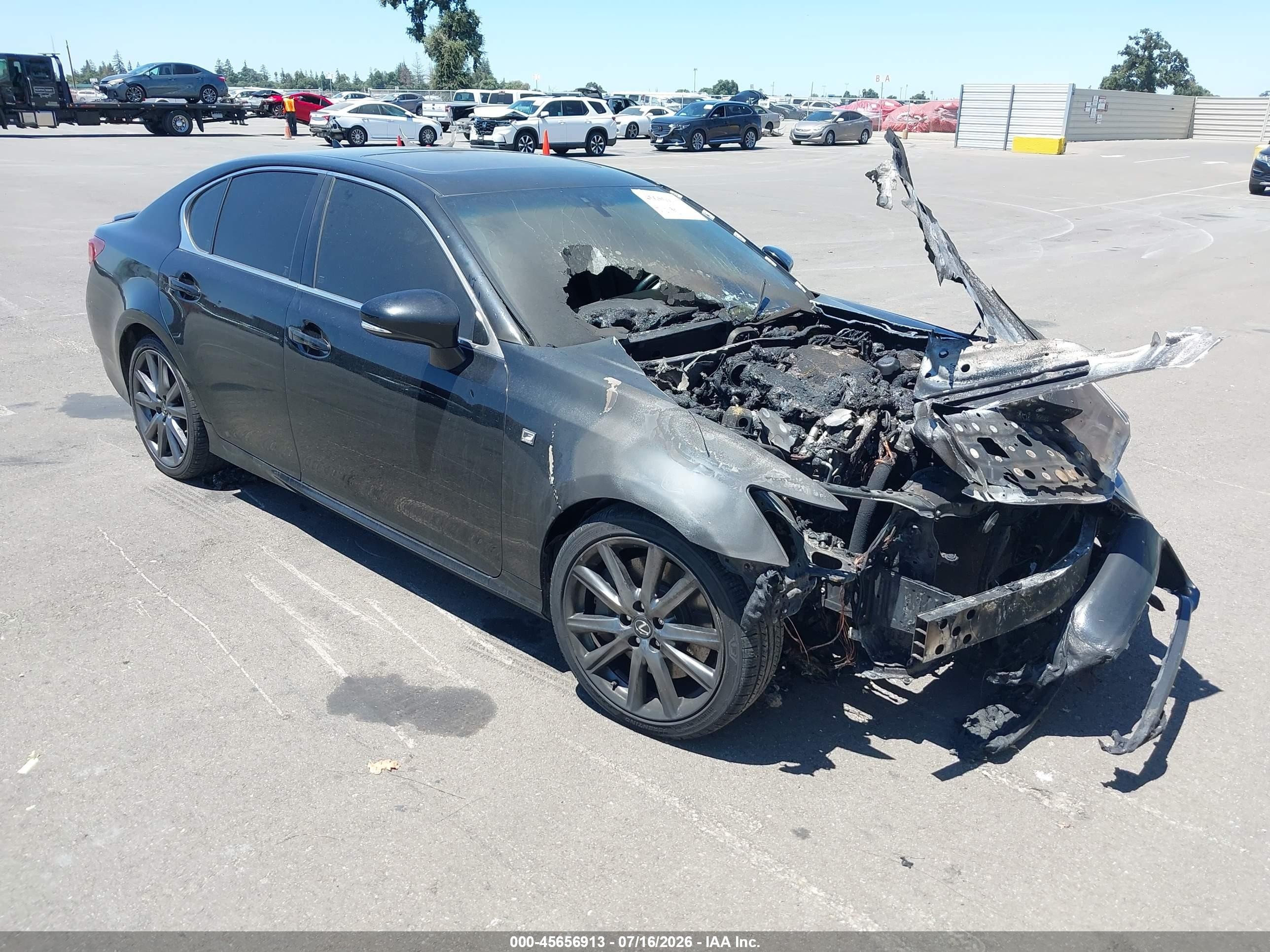 2014 Lexus Gs 350   Black vin: JTHBE1BL5E5040946