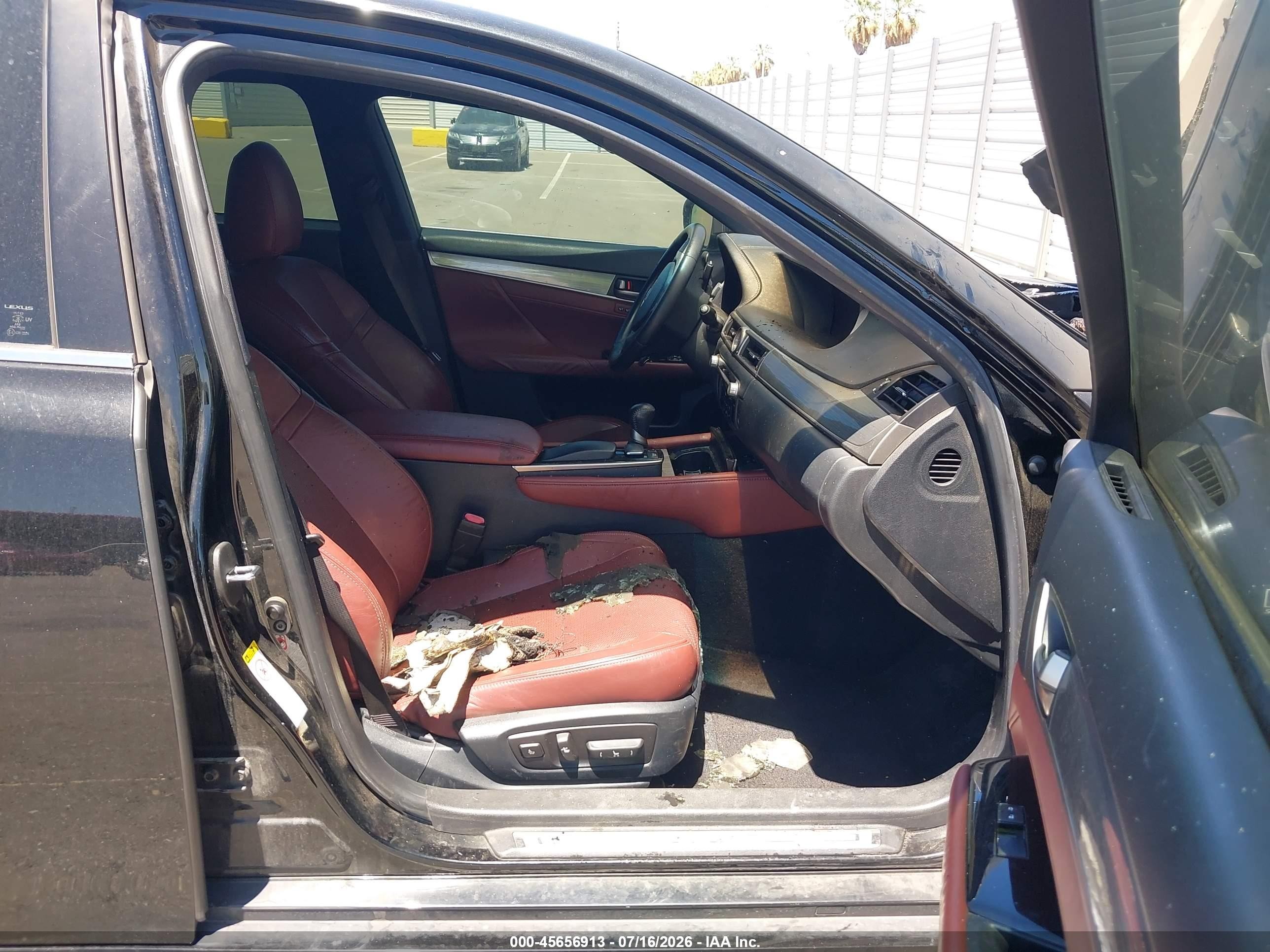 2014 Lexus Gs 350   Black vin: JTHBE1BL5E5040946