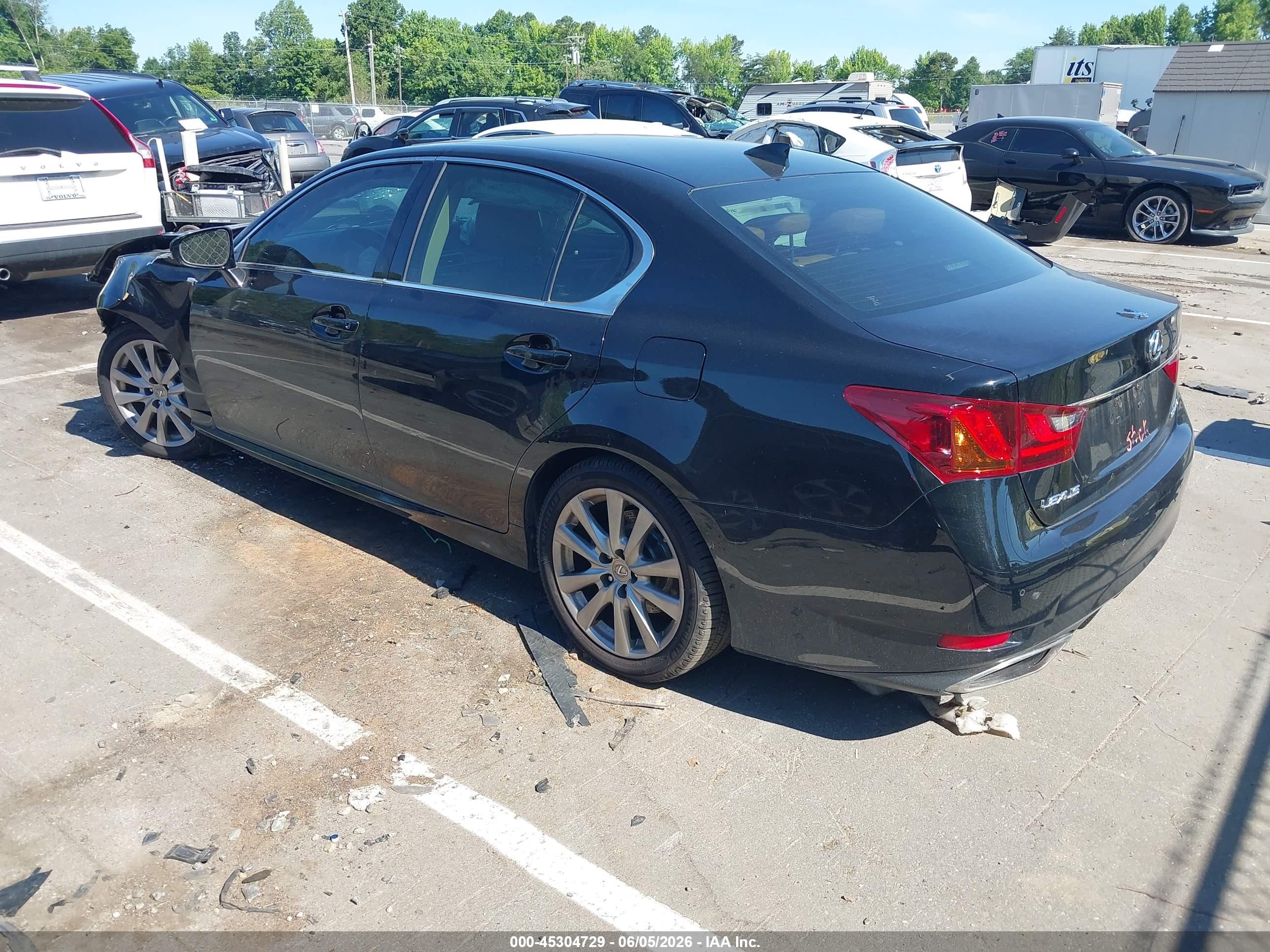2015 Lexus Gs 350   Black vin: JTHBE1BL5FA001878
