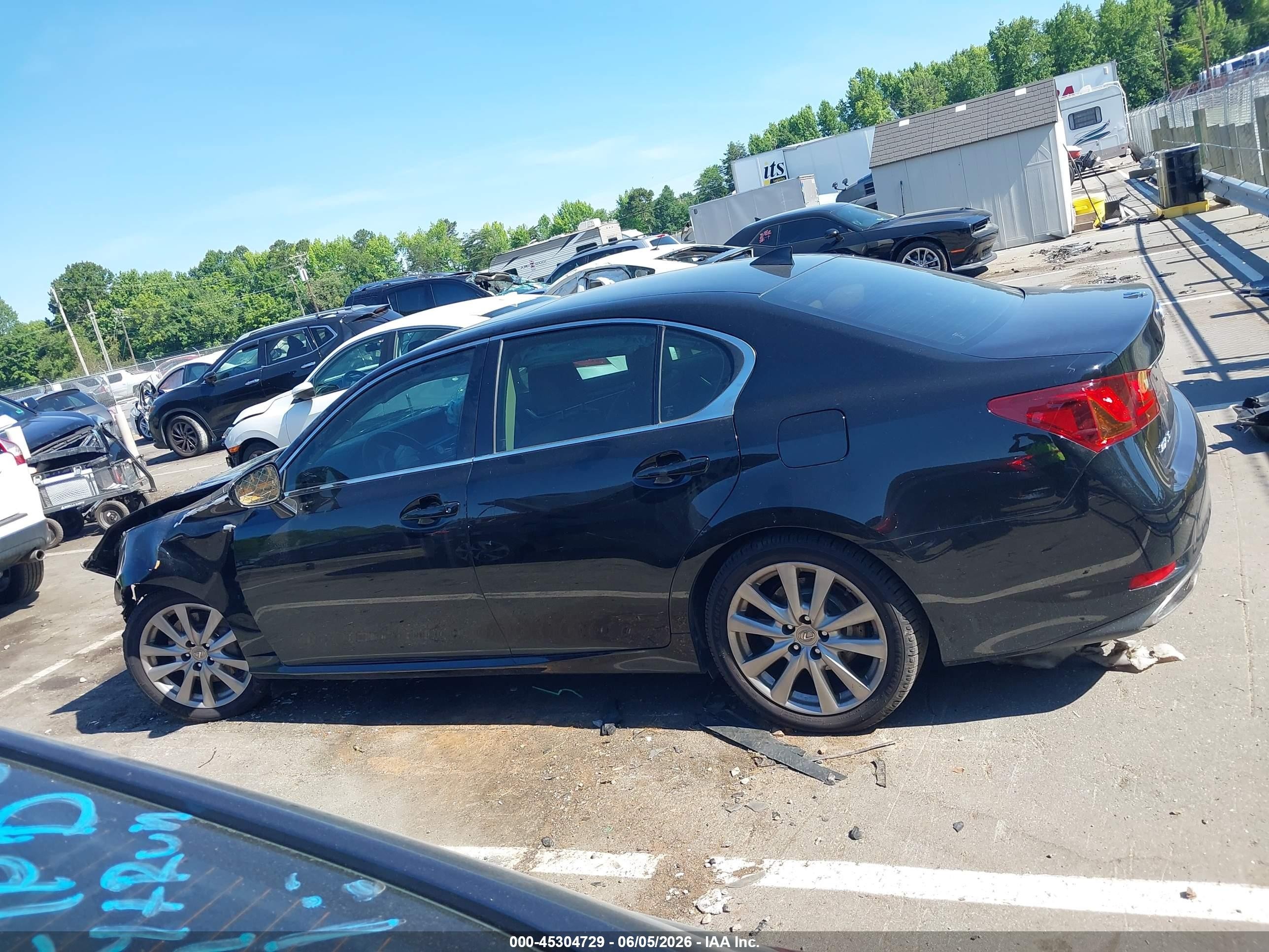 2015 Lexus Gs 350   Black vin: JTHBE1BL5FA001878