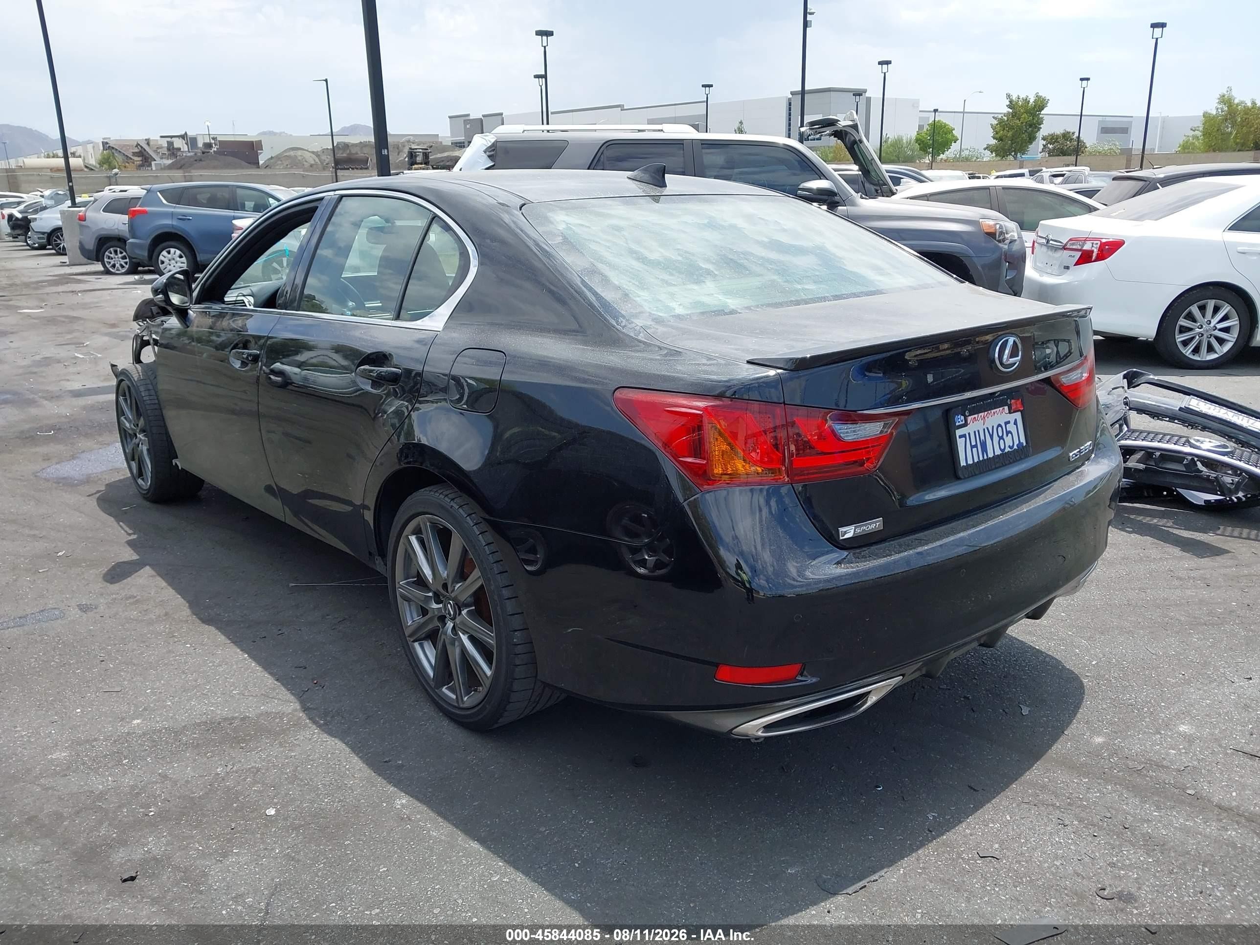 2015 Lexus Gs 350   Black vin: JTHBE1BL5FA002576