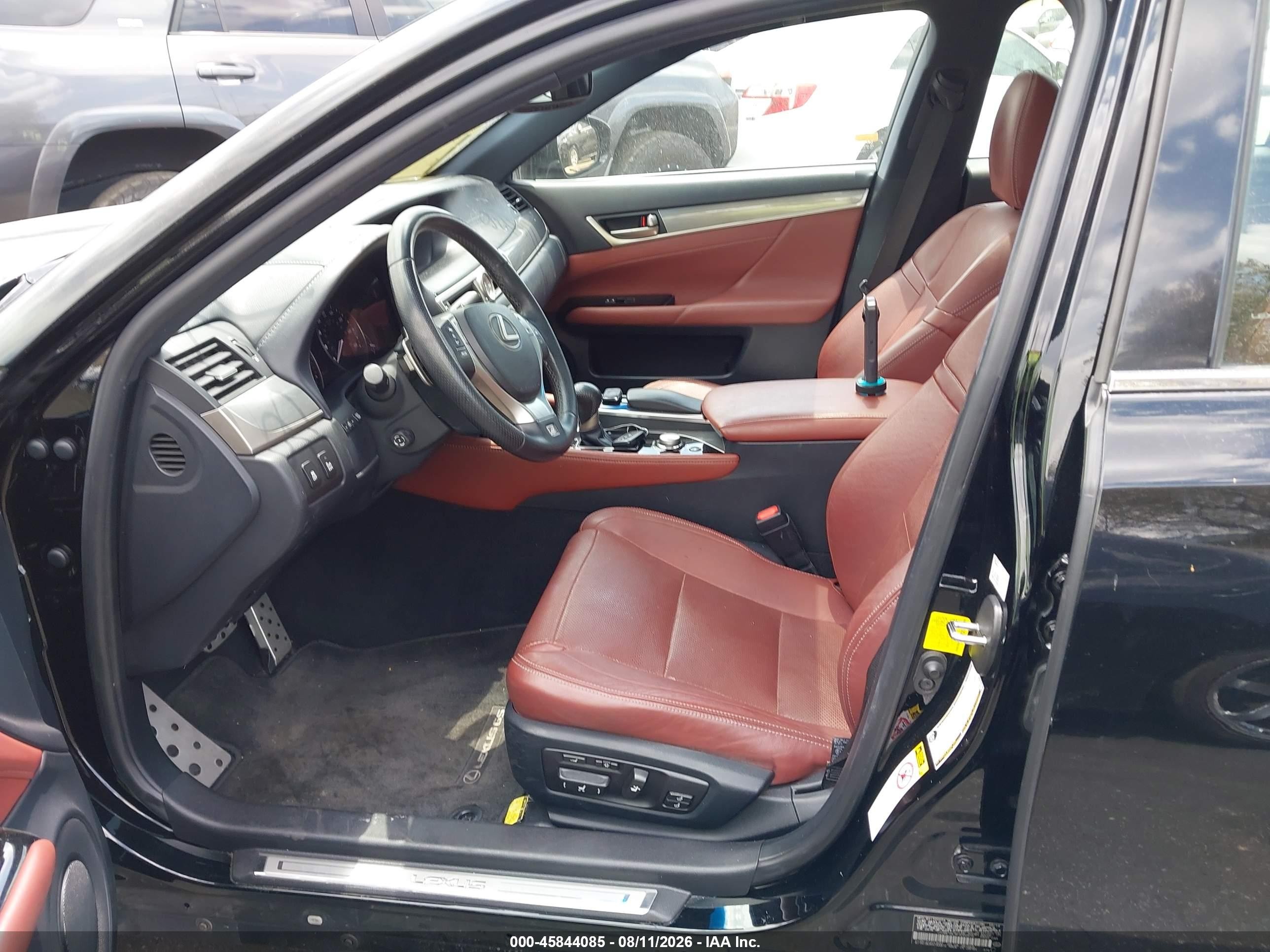 2015 Lexus Gs 350   Black vin: JTHBE1BL5FA002576