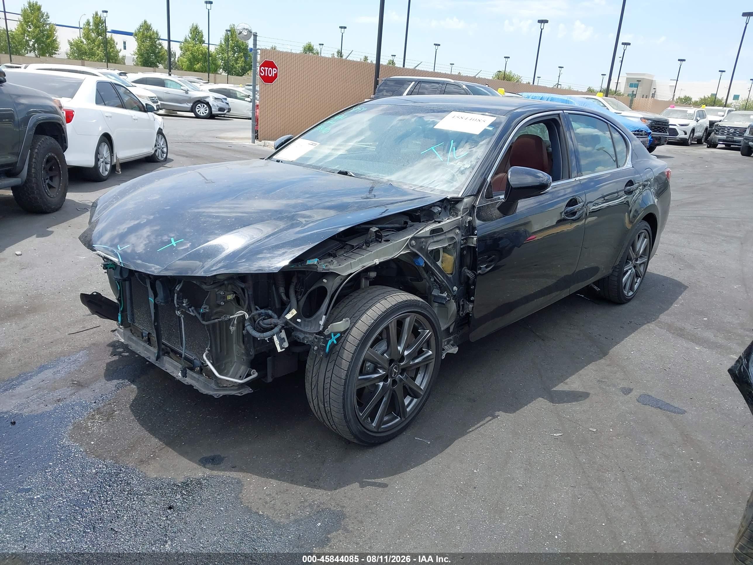 2015 Lexus Gs 350   Black vin: JTHBE1BL5FA002576