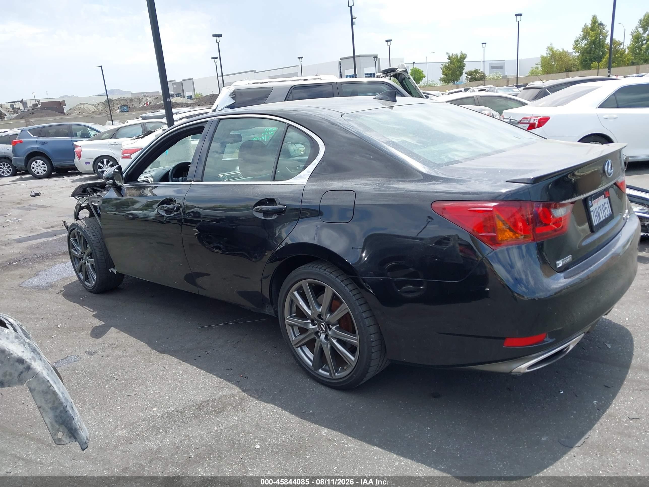 2015 Lexus Gs 350   Black vin: JTHBE1BL5FA002576