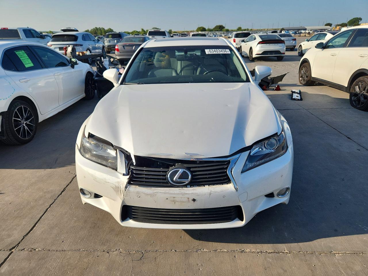 2015 Lexus Gs 350 White vin: JTHBE1BL5FA007471
