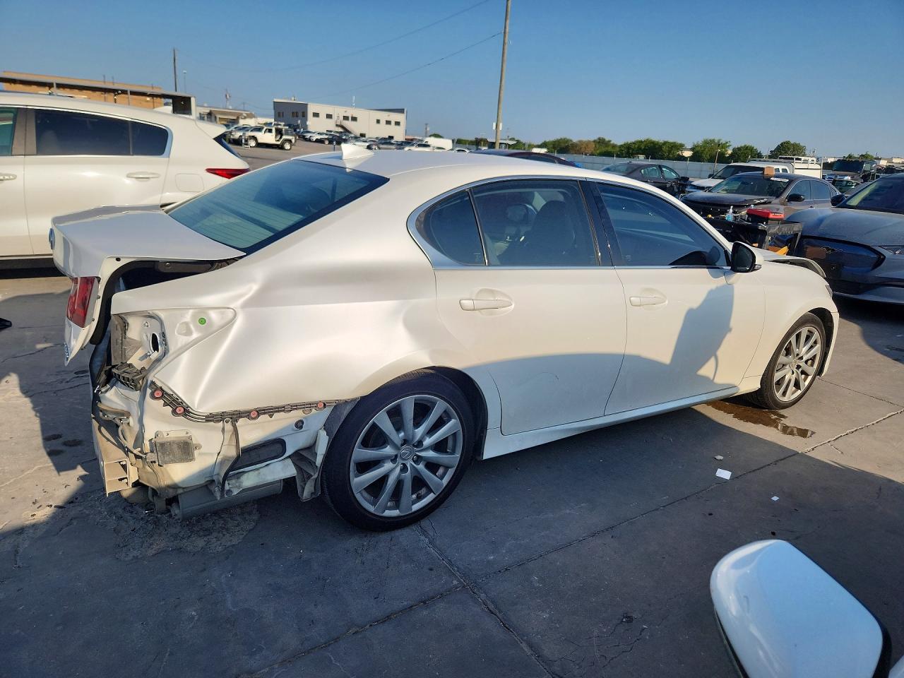 2015 Lexus Gs 350 White vin: JTHBE1BL5FA007471