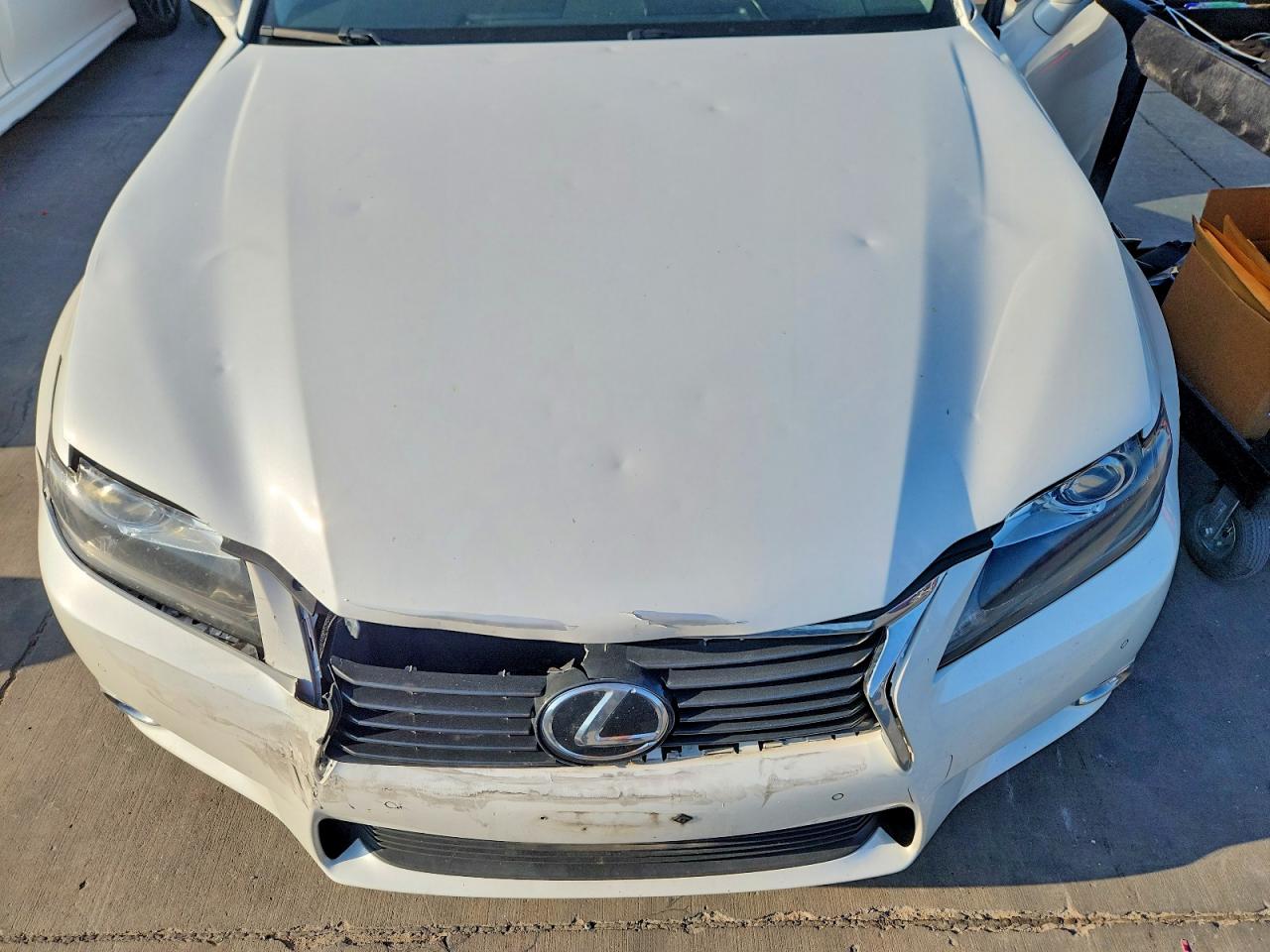 2015 Lexus Gs 350 White vin: JTHBE1BL5FA007471