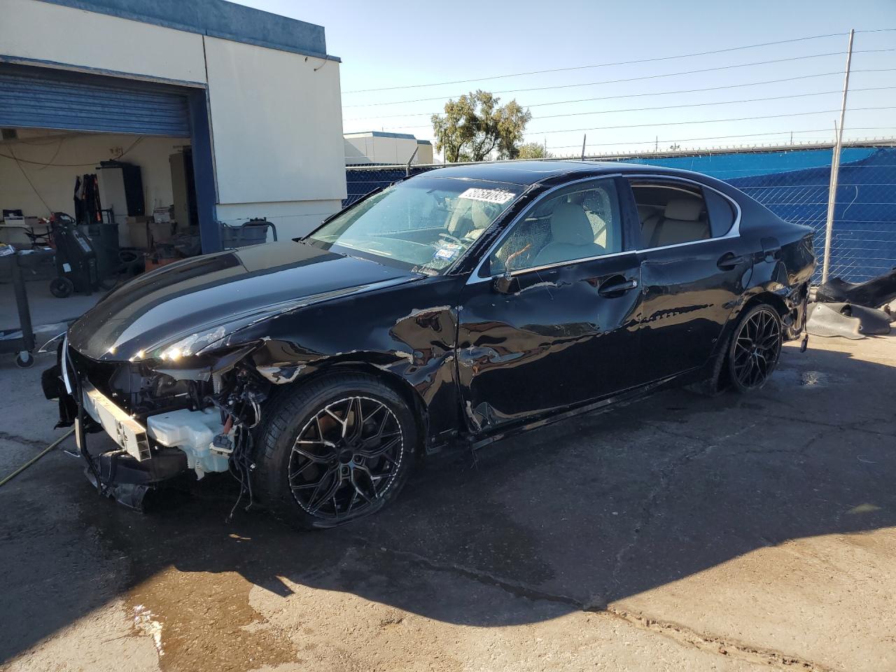 2015 Lexus Gs 350 Black vin: JTHBE1BL5FA007745 Damage: Left Front Fender, Severe Damage, Replacement Required