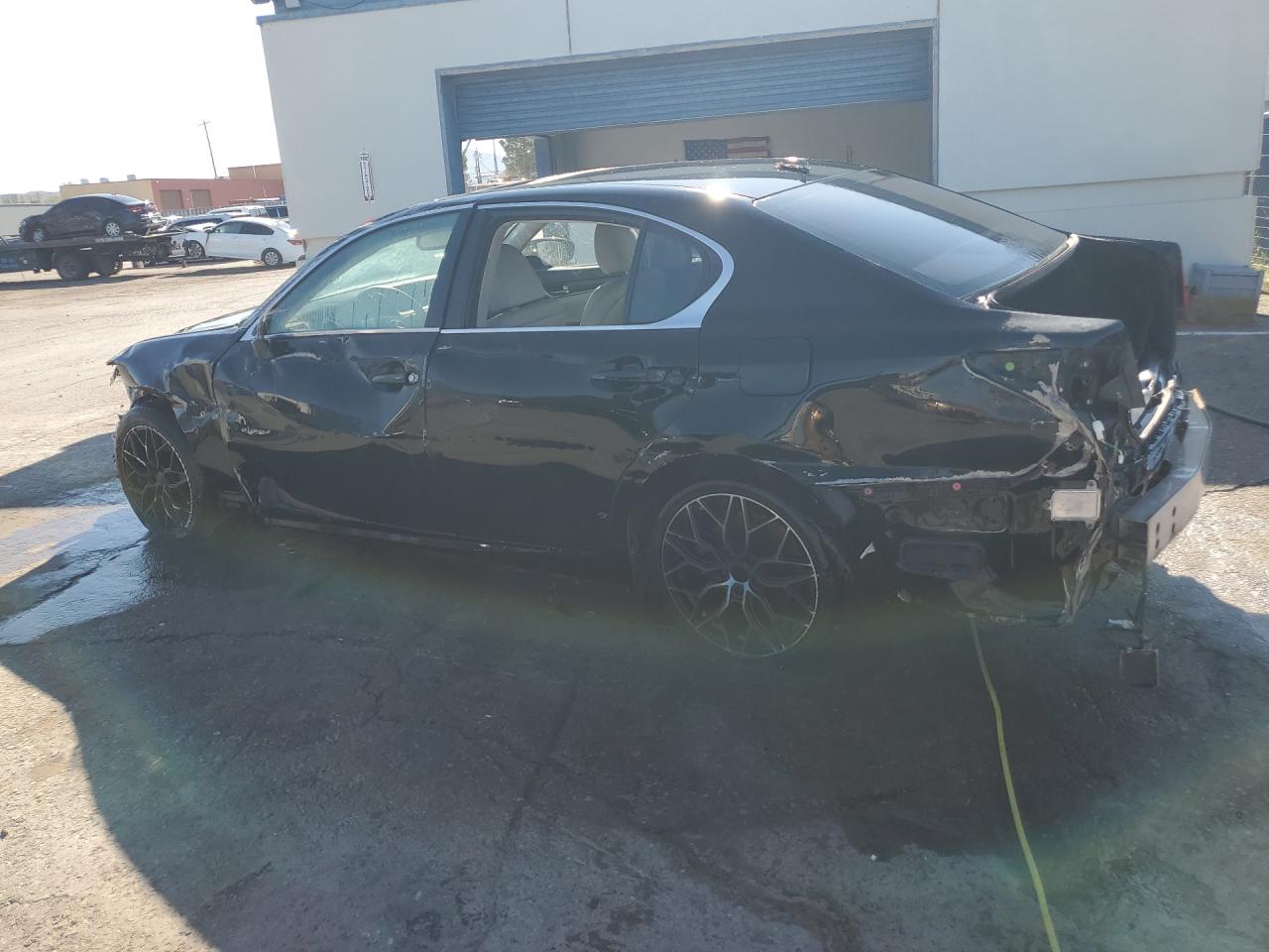 2015 Lexus Gs 350 Black vin: JTHBE1BL5FA007745 Damage: Left Qtr Panel, Dent(S) W/ Paint Dmg, > 12 Inches