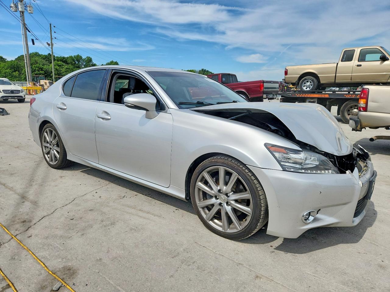 2015 Lexus Gs 350 Silver vin: JTHBE1BL5FA010810