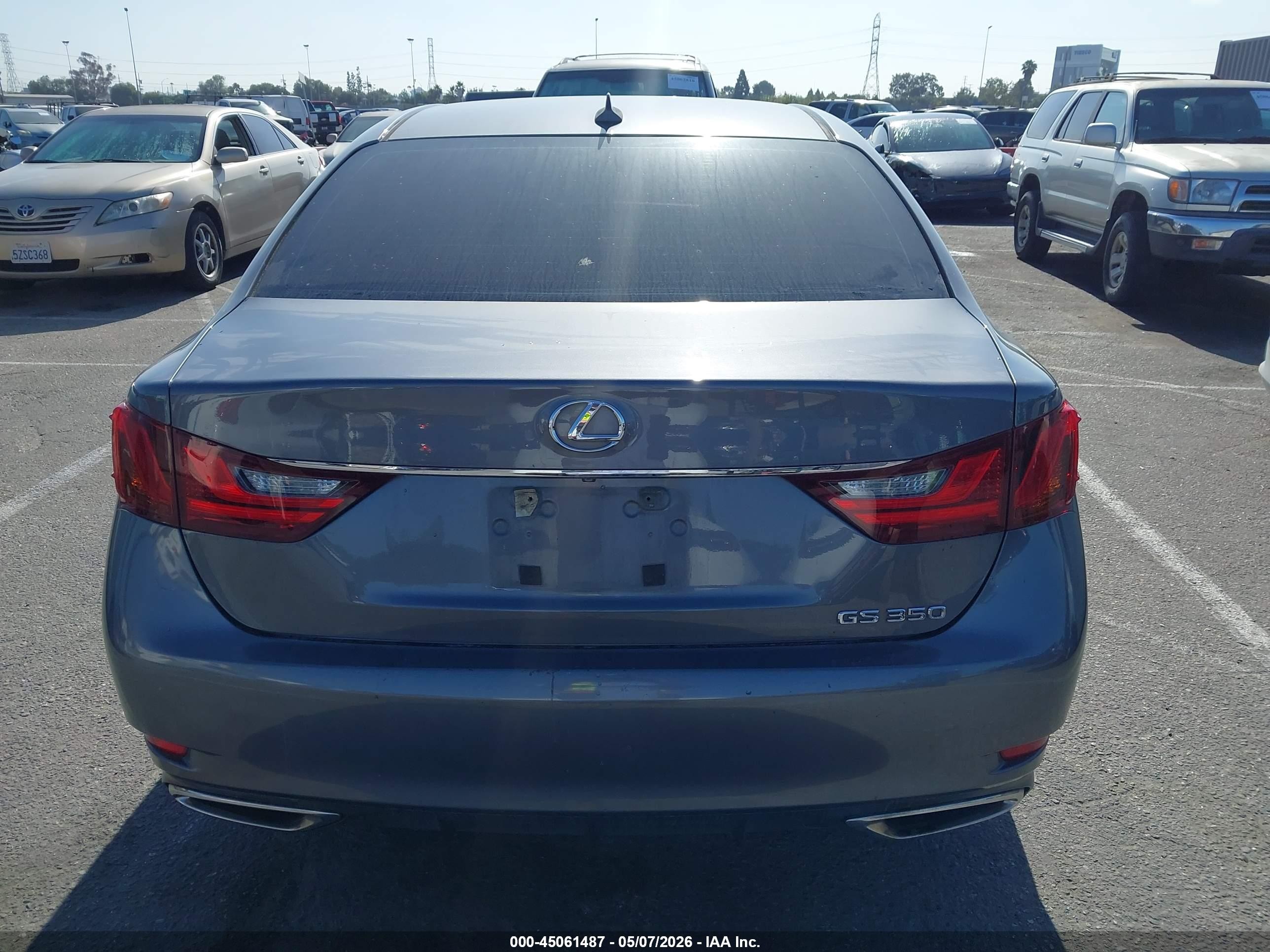 2013 Lexus Gs 350   Серый vin: JTHBE1BL6D5005749