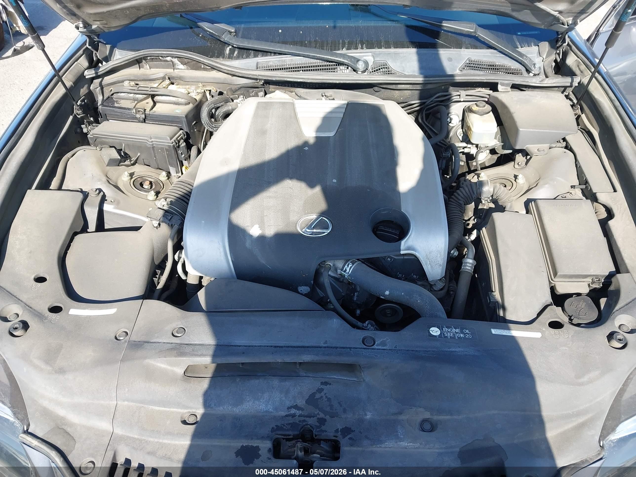 2013 Lexus Gs 350   Серый vin: JTHBE1BL6D5005749