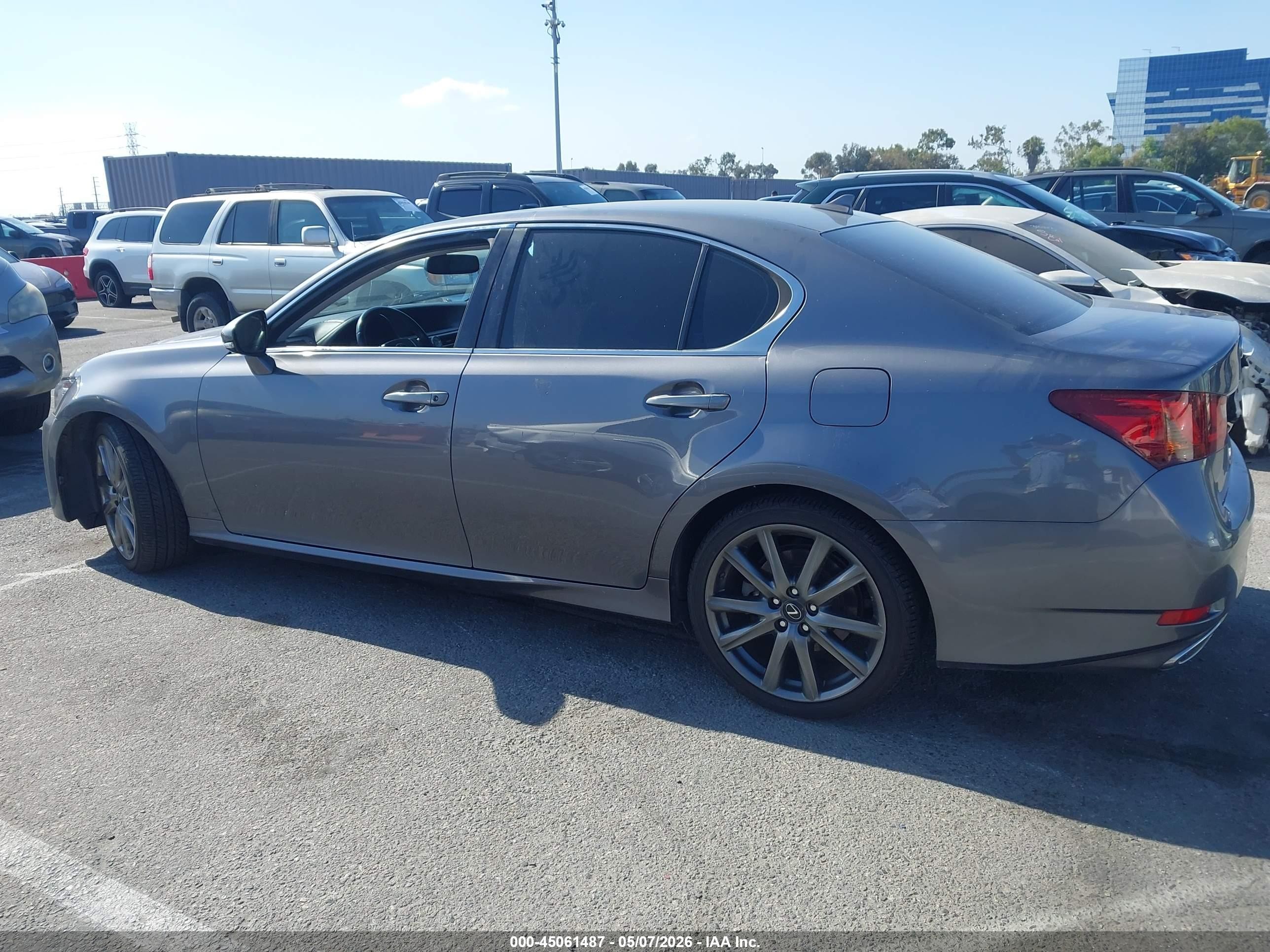 2013 Lexus Gs 350   Серый vin: JTHBE1BL6D5005749