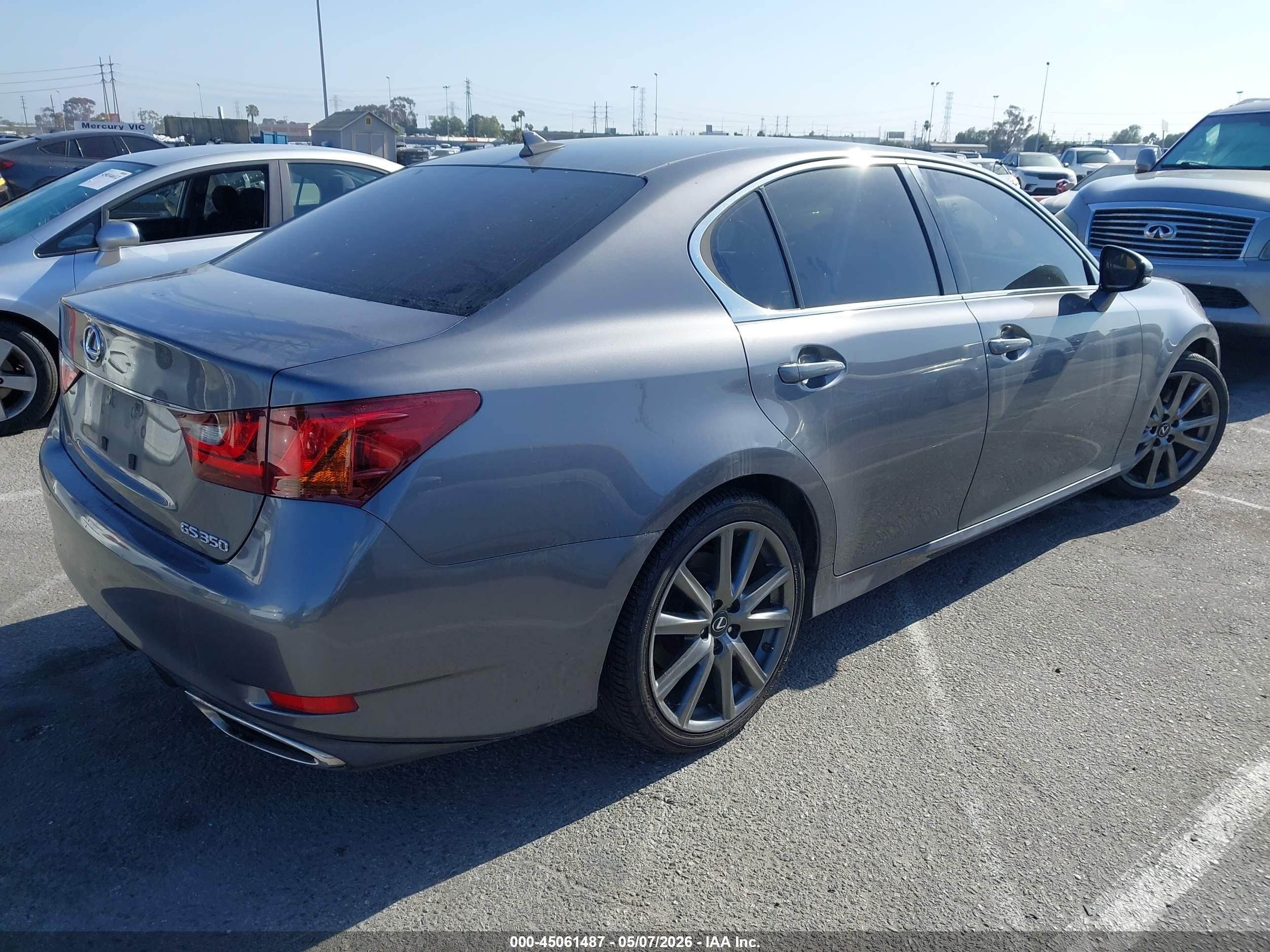 2013 Lexus Gs 350   Серый vin: JTHBE1BL6D5005749