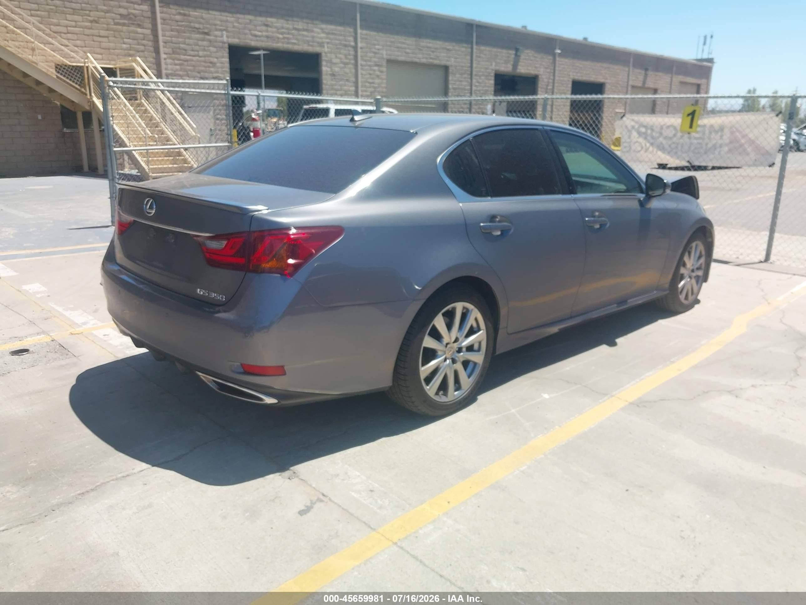 2013 Lexus Gs 350   Gray vin: JTHBE1BL6D5007873