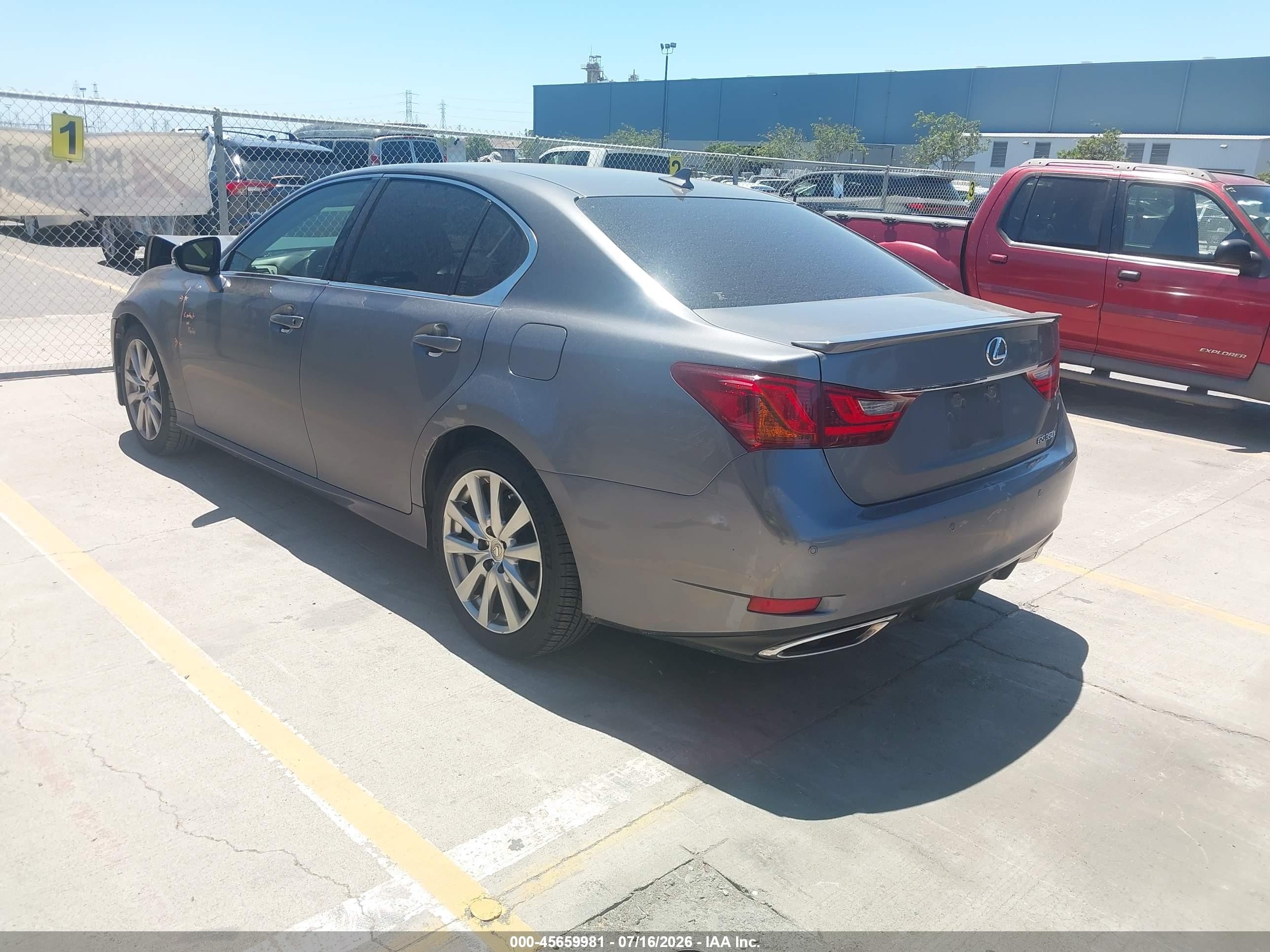2013 Lexus Gs 350   Gray vin: JTHBE1BL6D5007873