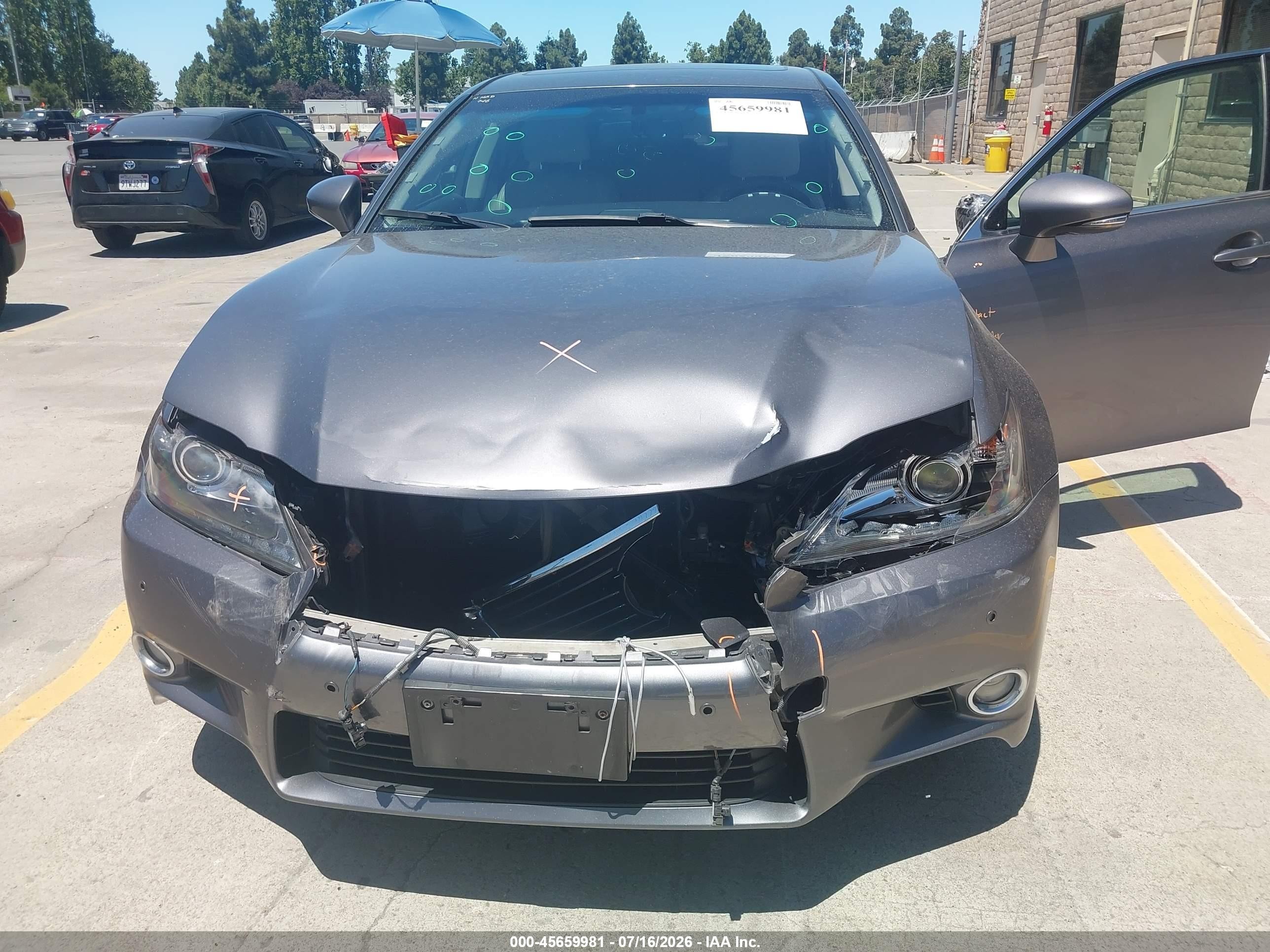 2013 Lexus Gs 350   Gray vin: JTHBE1BL6D5007873