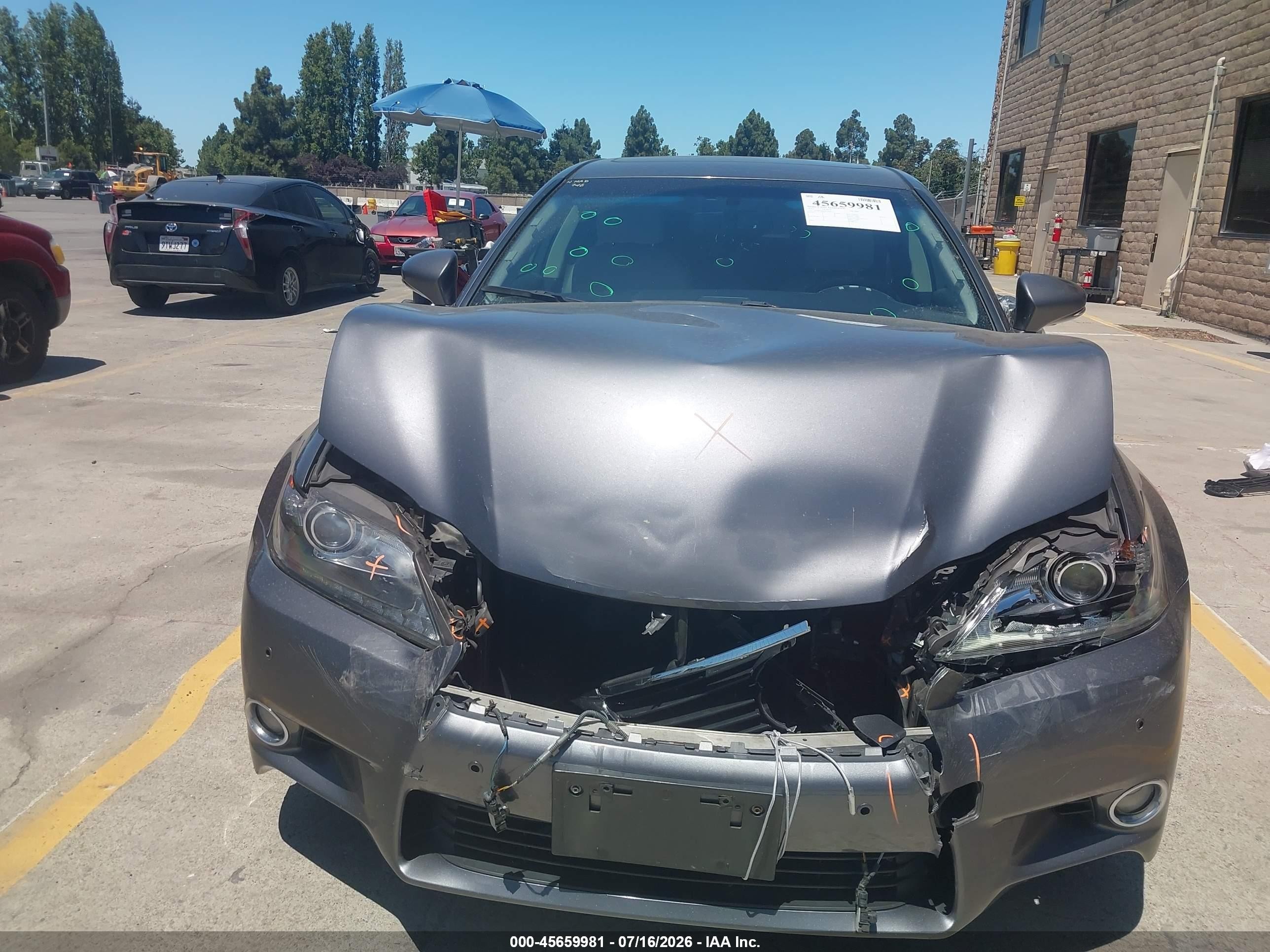 2013 Lexus Gs 350   Gray vin: JTHBE1BL6D5007873