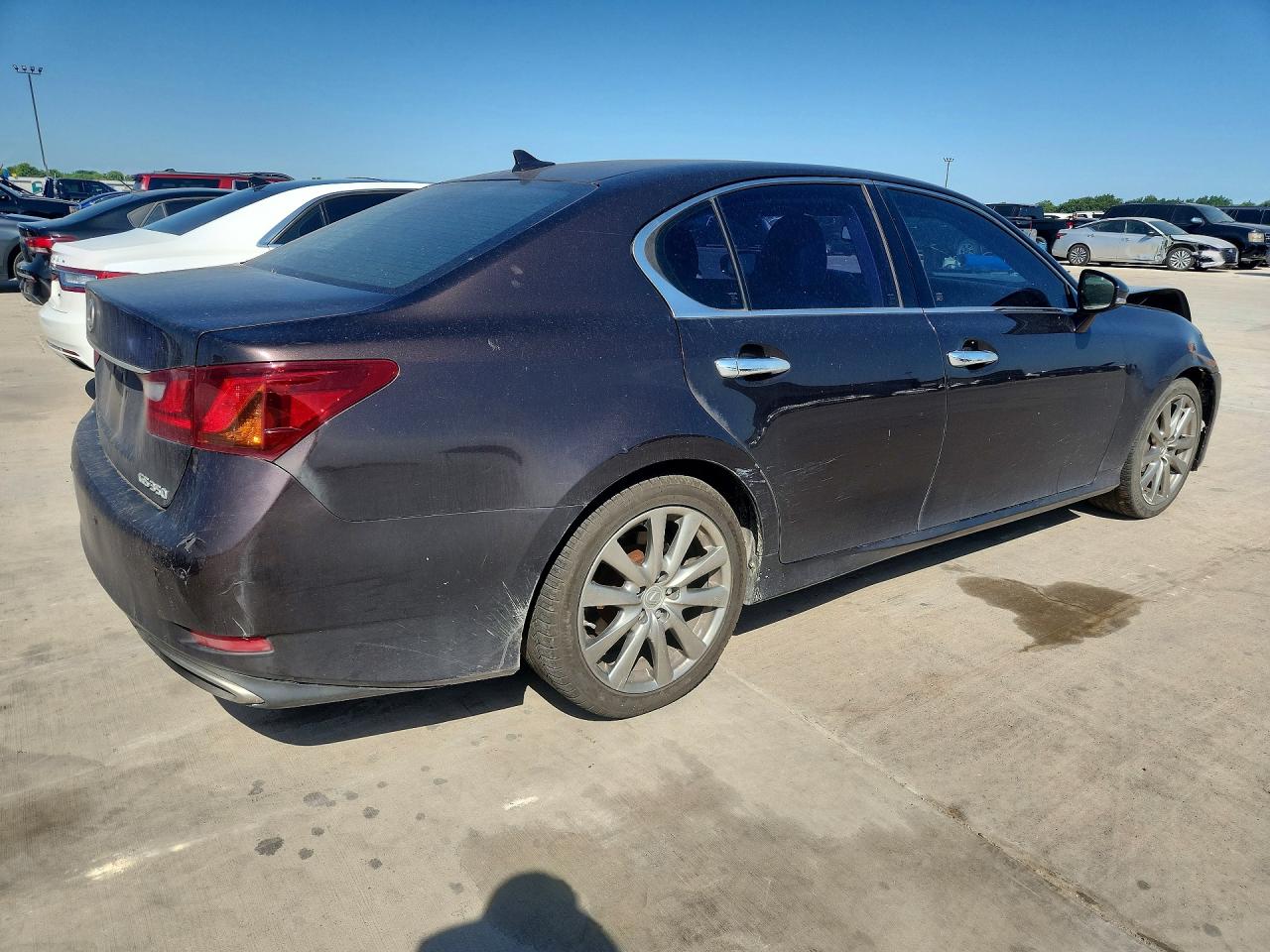 2013 Lexus Gs 350 Темно-бордовый vin: JTHBE1BL6D5010708