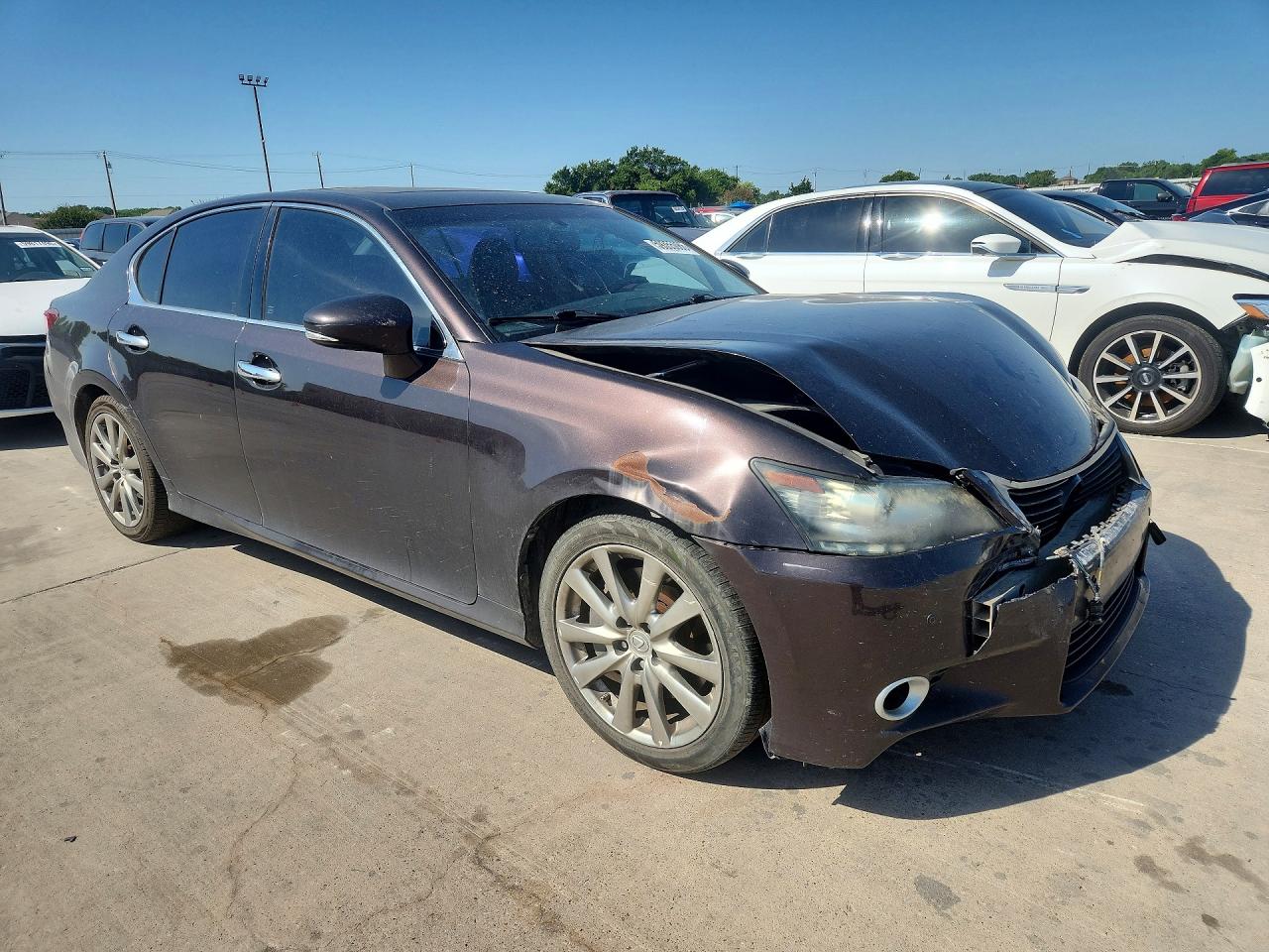 2013 Lexus Gs 350 Темно-бордовый vin: JTHBE1BL6D5010708