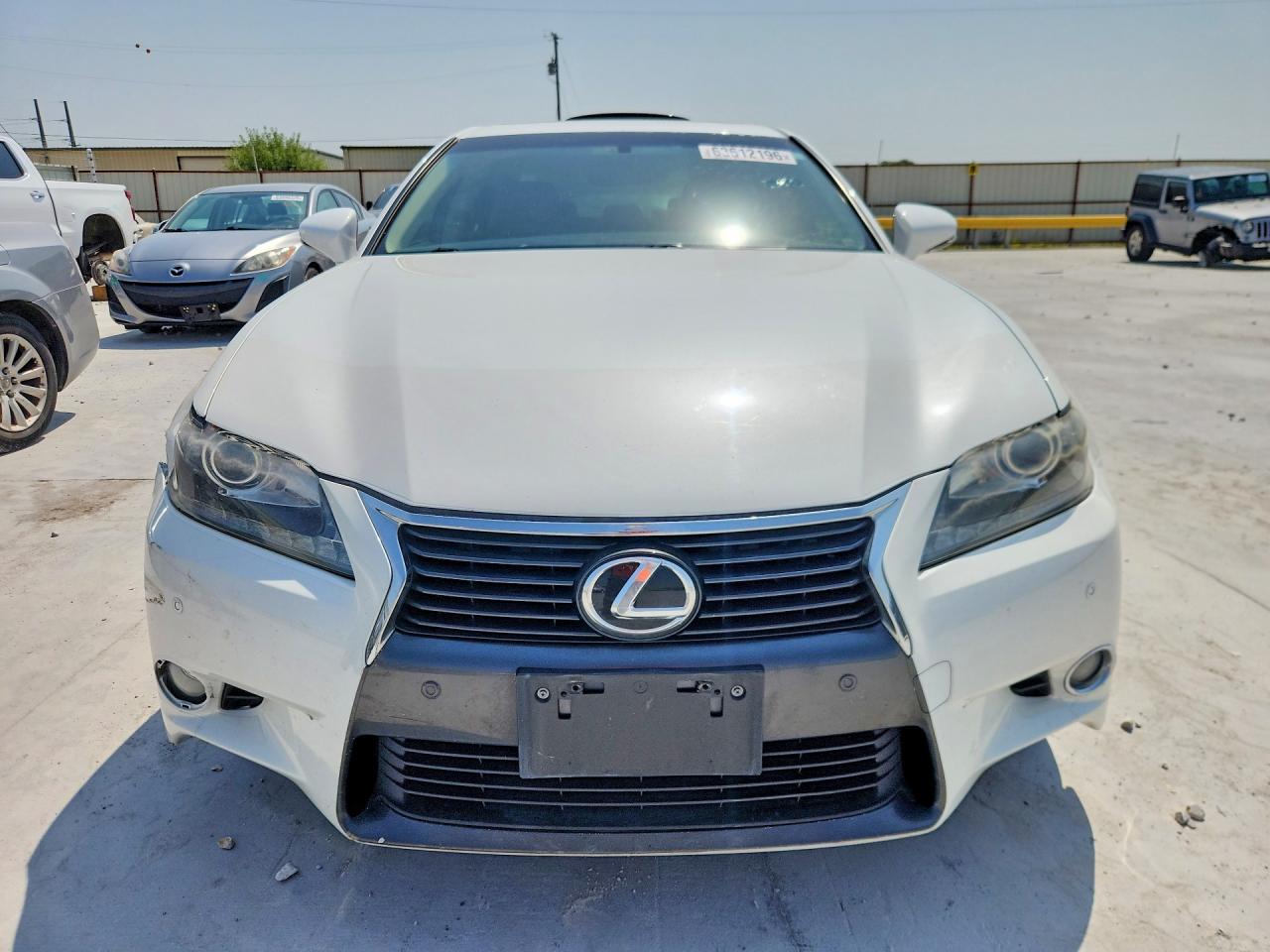 2013 Lexus Gs 350 White vin: JTHBE1BL6D5014757